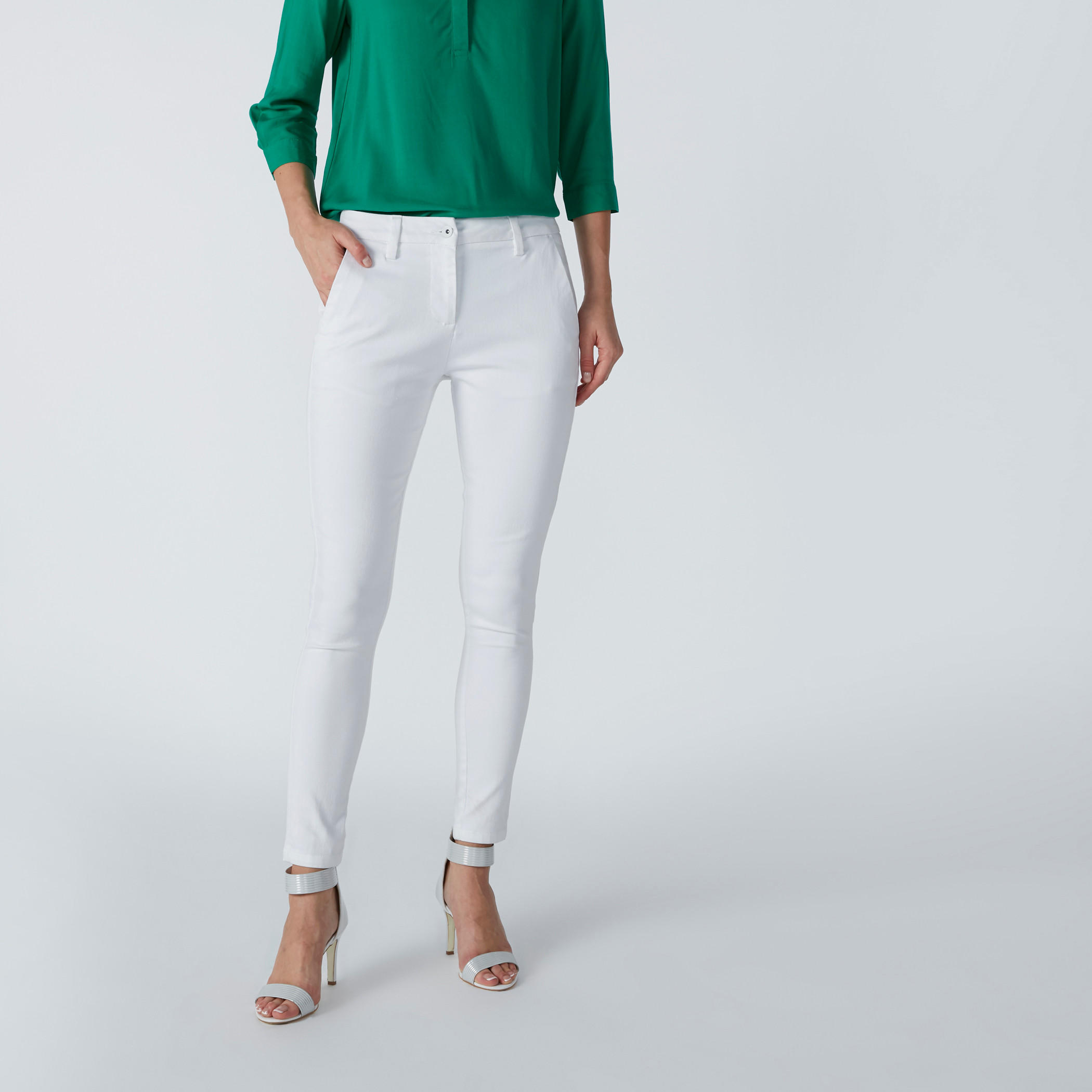 بنطال جينز بجيوب وعروات حزام-women-clothing-bottoms-jeans-image-2