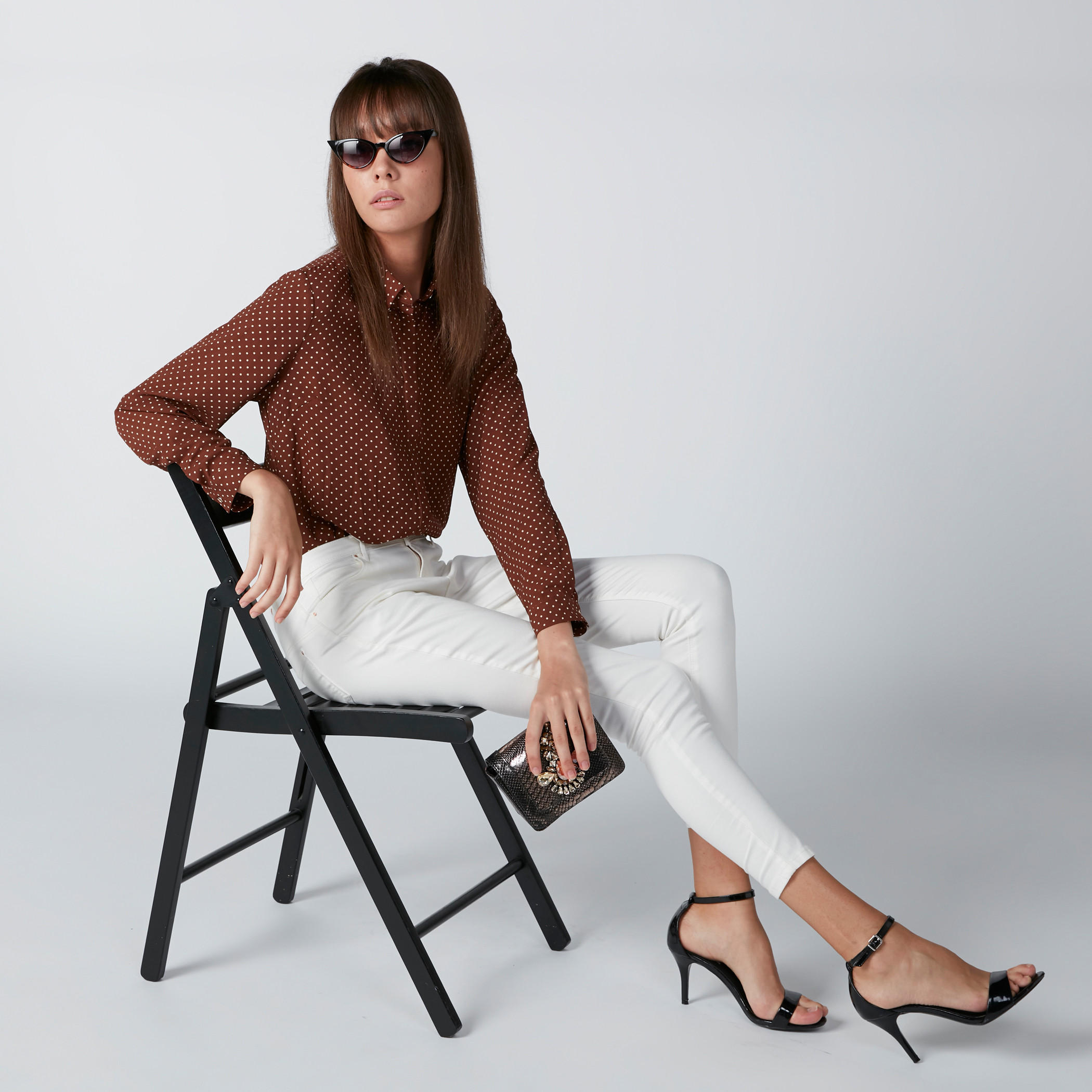 قميص بأكمام طويلة وأزرار غير مرئية وطبعات-women-clothing-shirtsandblouses-shirts-image-3