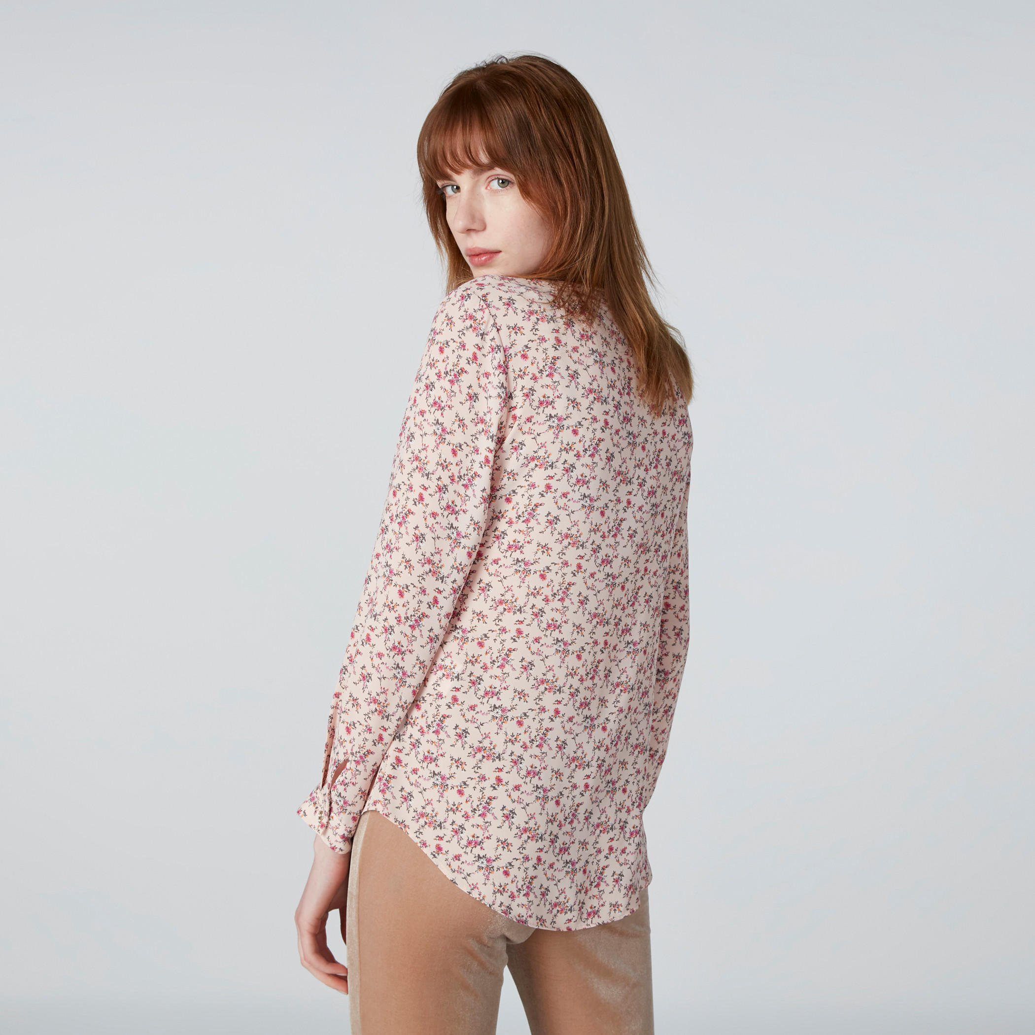 Printed Shirt with Concealed Placket and Long Sleeves-women-clothing-shirtsandblouses-shirts-image-1