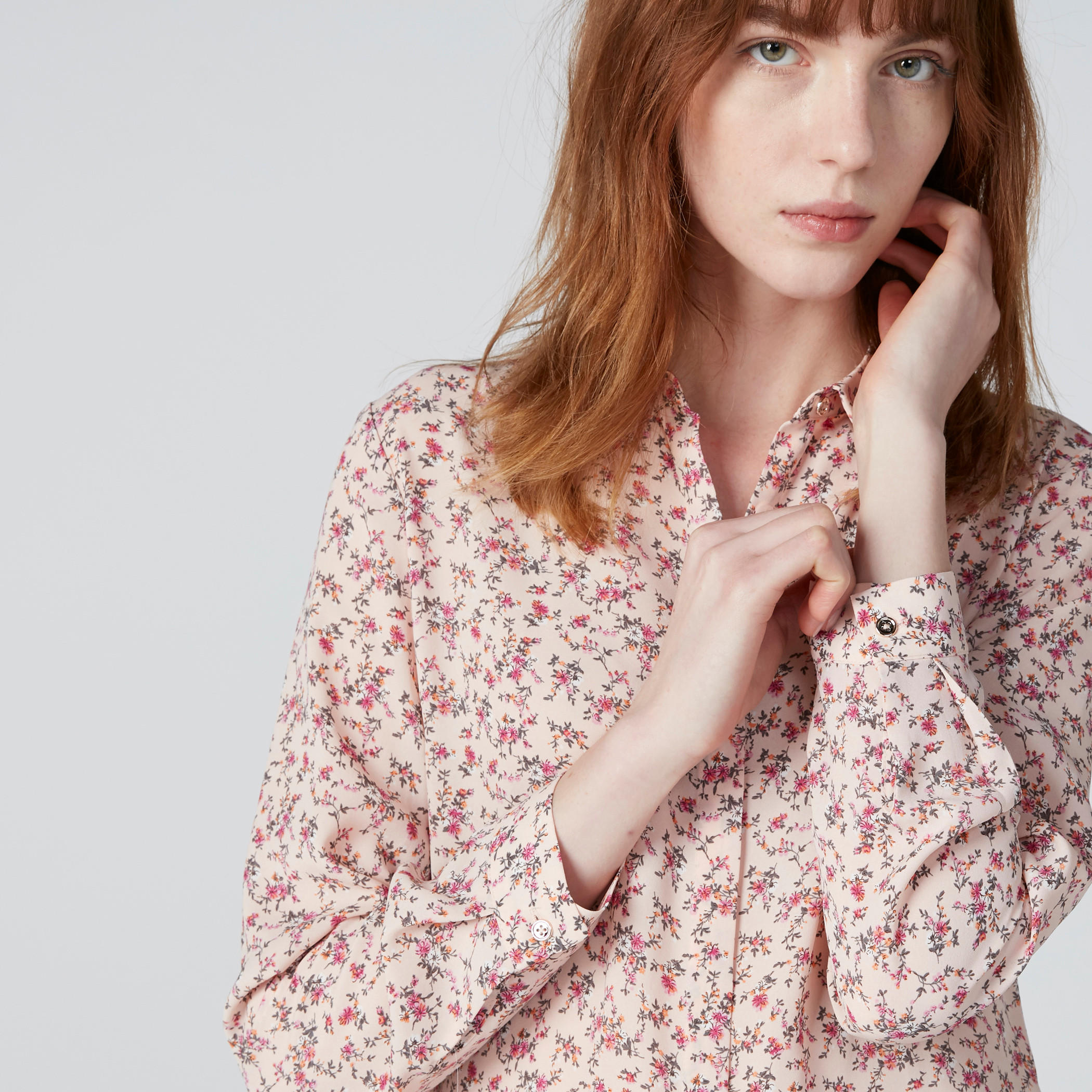 Printed Shirt with Concealed Placket and Long Sleeves-women-clothing-shirtsandblouses-shirts-image-3