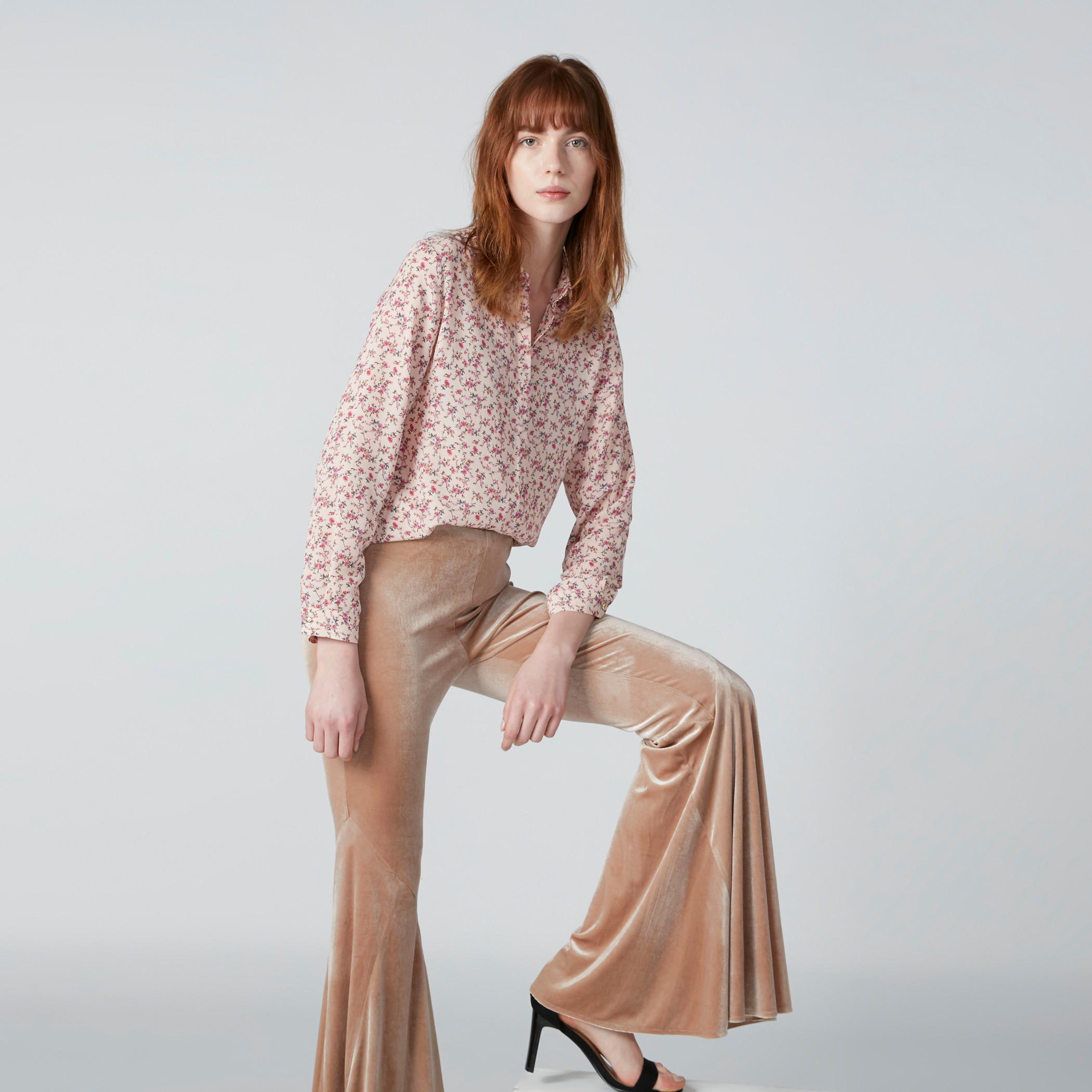 Printed Shirt with Concealed Placket and Long Sleeves-women-clothing-shirtsandblouses-shirts-image-5