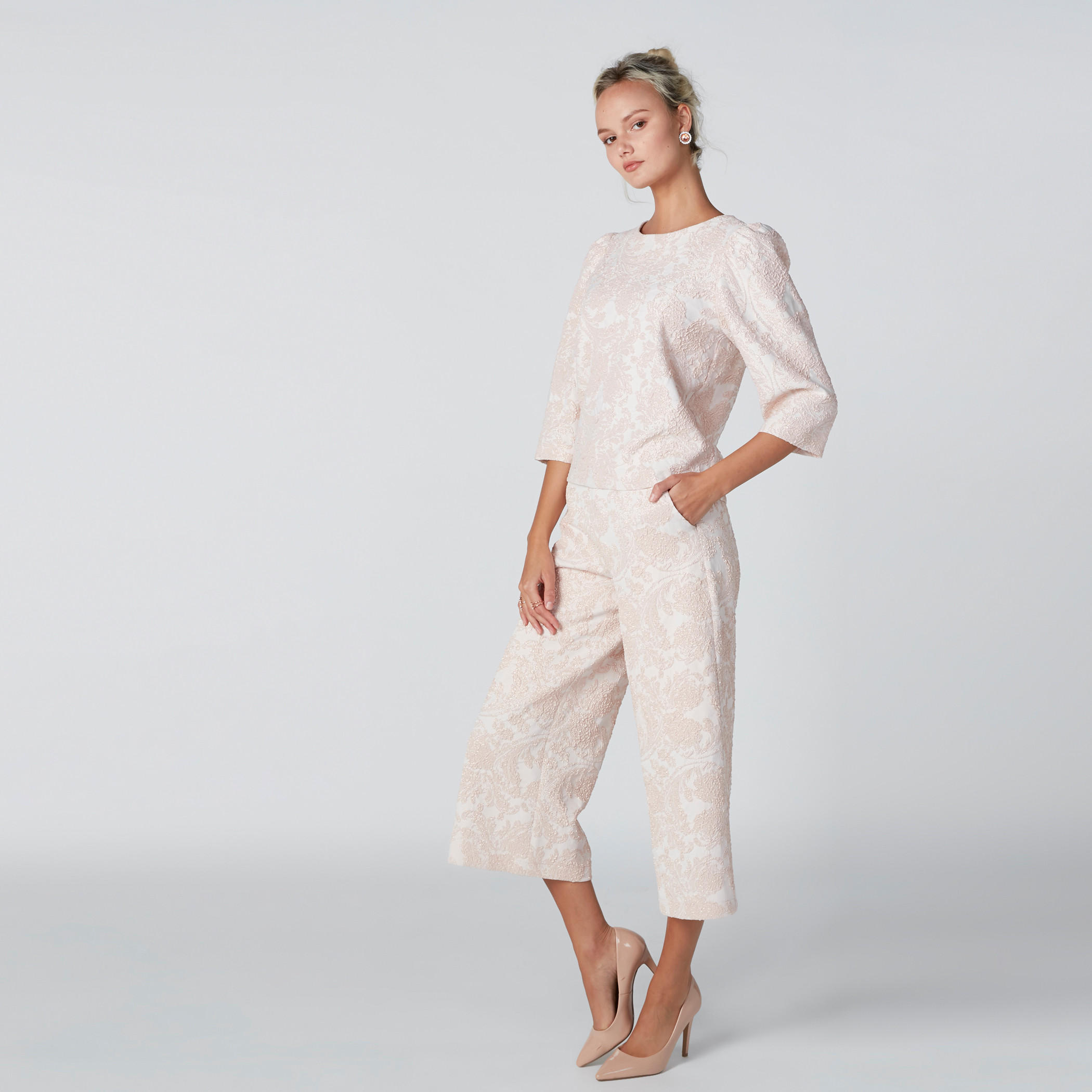 بلوزة بسحّاب إغلاق وأكمام 3/4-women-clothing-shirtsandblouses-blouses-image-2