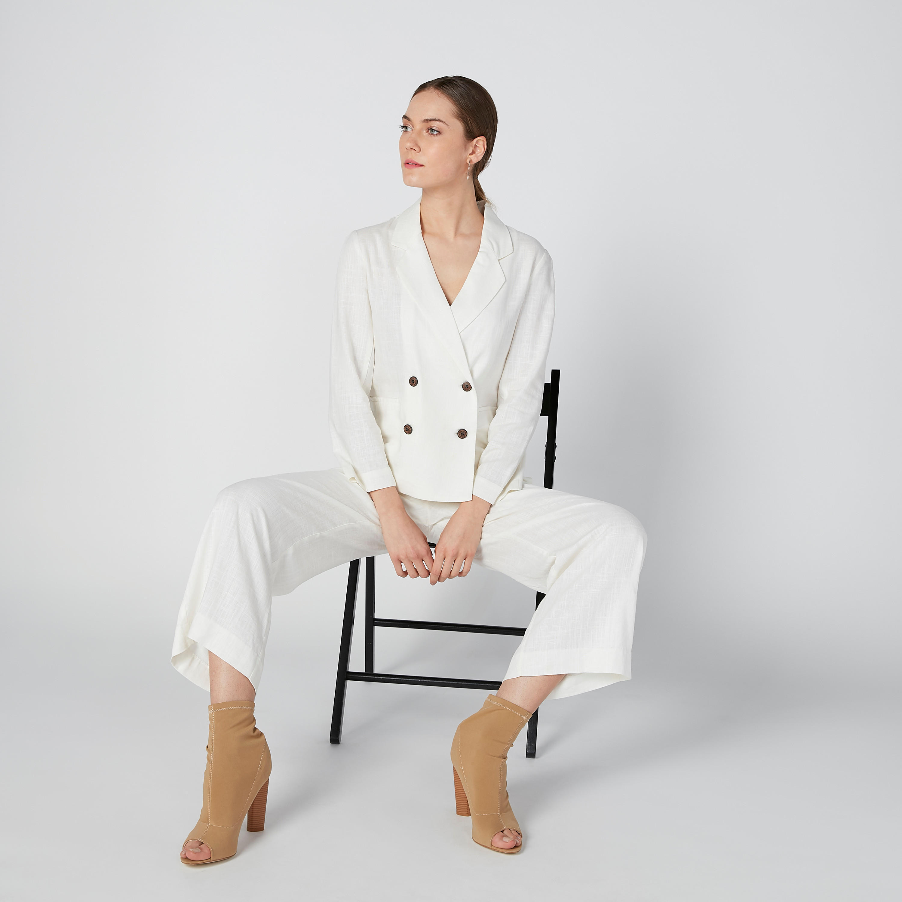 بنطلون بالازو مستدام بخصر مرتفع وجيوب-women-clothing-bottoms-trousers-image-1