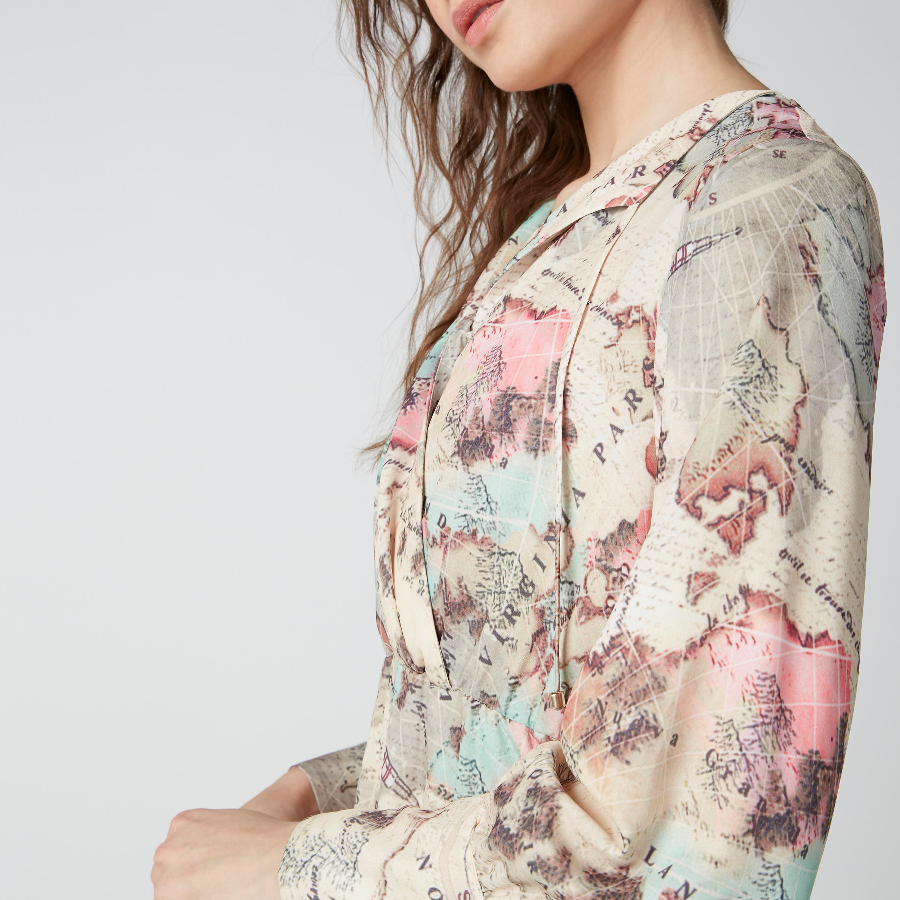 فستان مستدام طويل ملفوف بأكمام قصيرة وطبعات-women-clothing-dresses-image-5