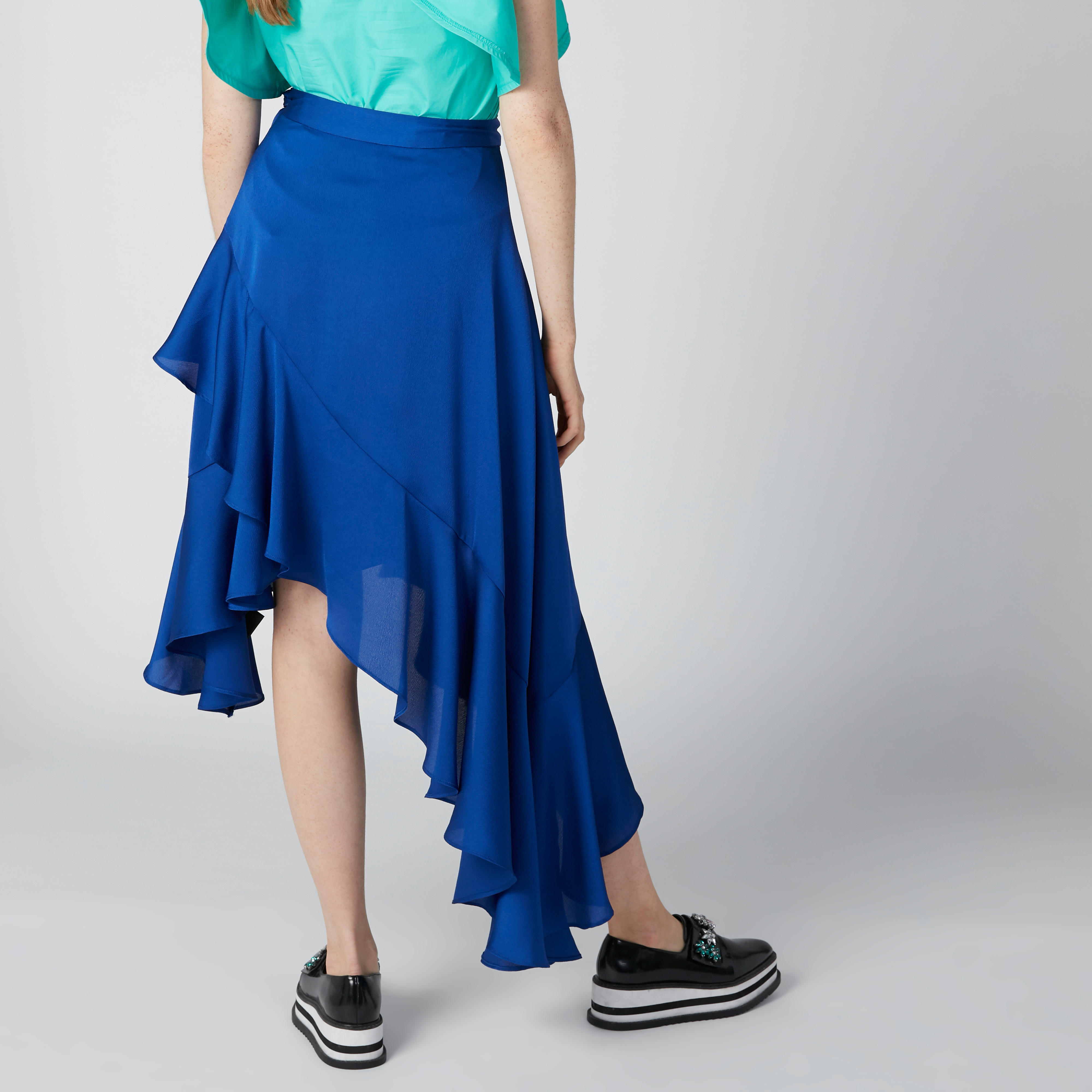 تنورة مستدامة سليم متوسطة متباينة الطول-women-clothing-bottoms-skirts-image-2