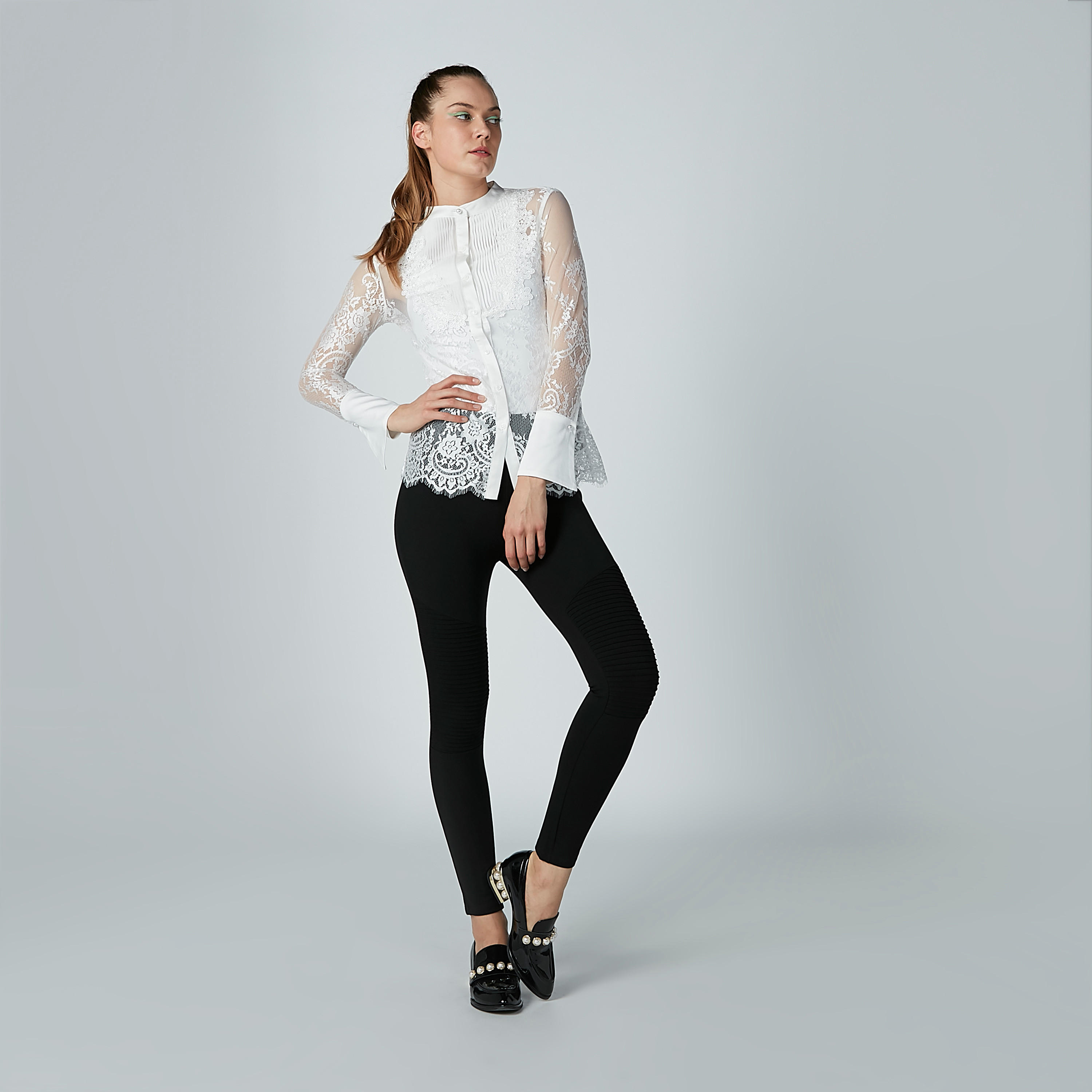 قميص دانتيل بياقة ماندارين وأكمام طويلة-women-clothing-shirtsandblouses-shirts-image-2