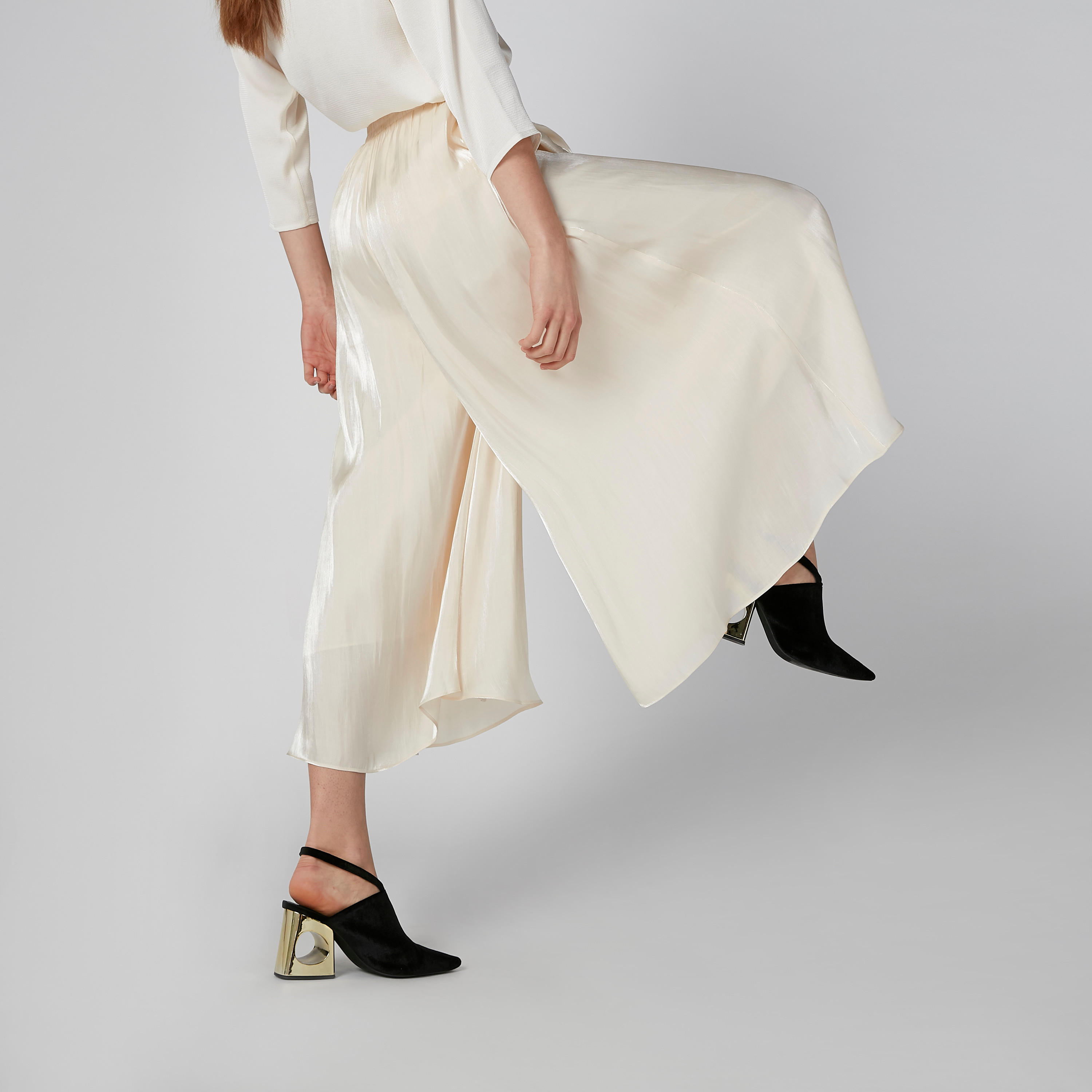 Solid Wide-Fit Culottes with Elasticised Waistband-women-clothing-bottoms-trousers-image-2