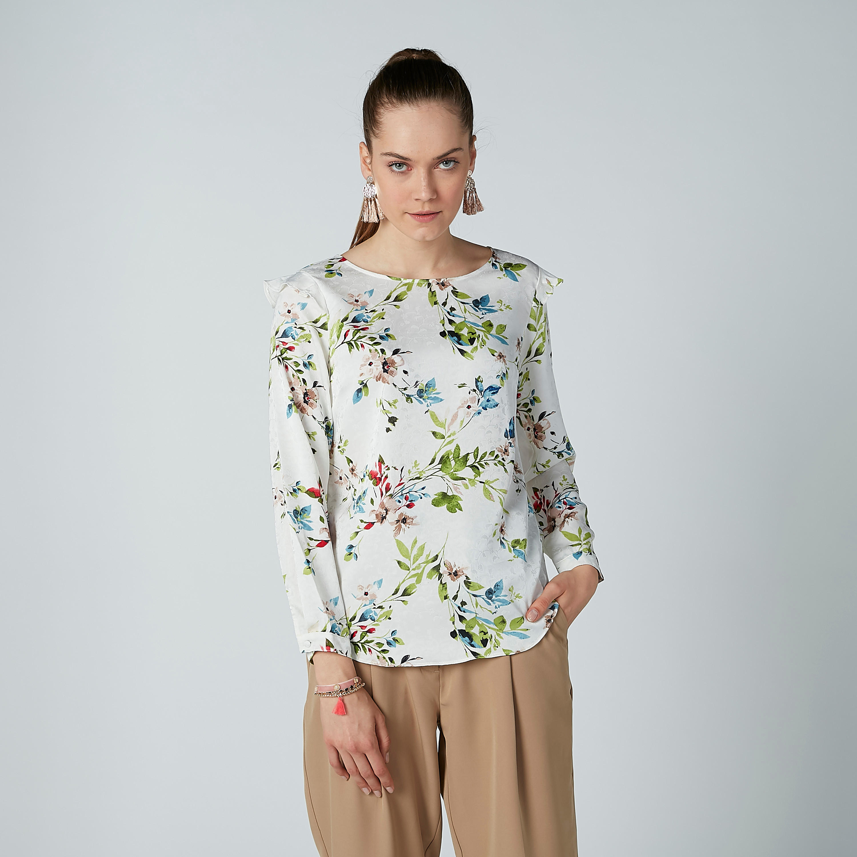 Printed Top with Boat Neck and Long Sleeves-women-clothing-shirtsandblouses-blouses-image-4