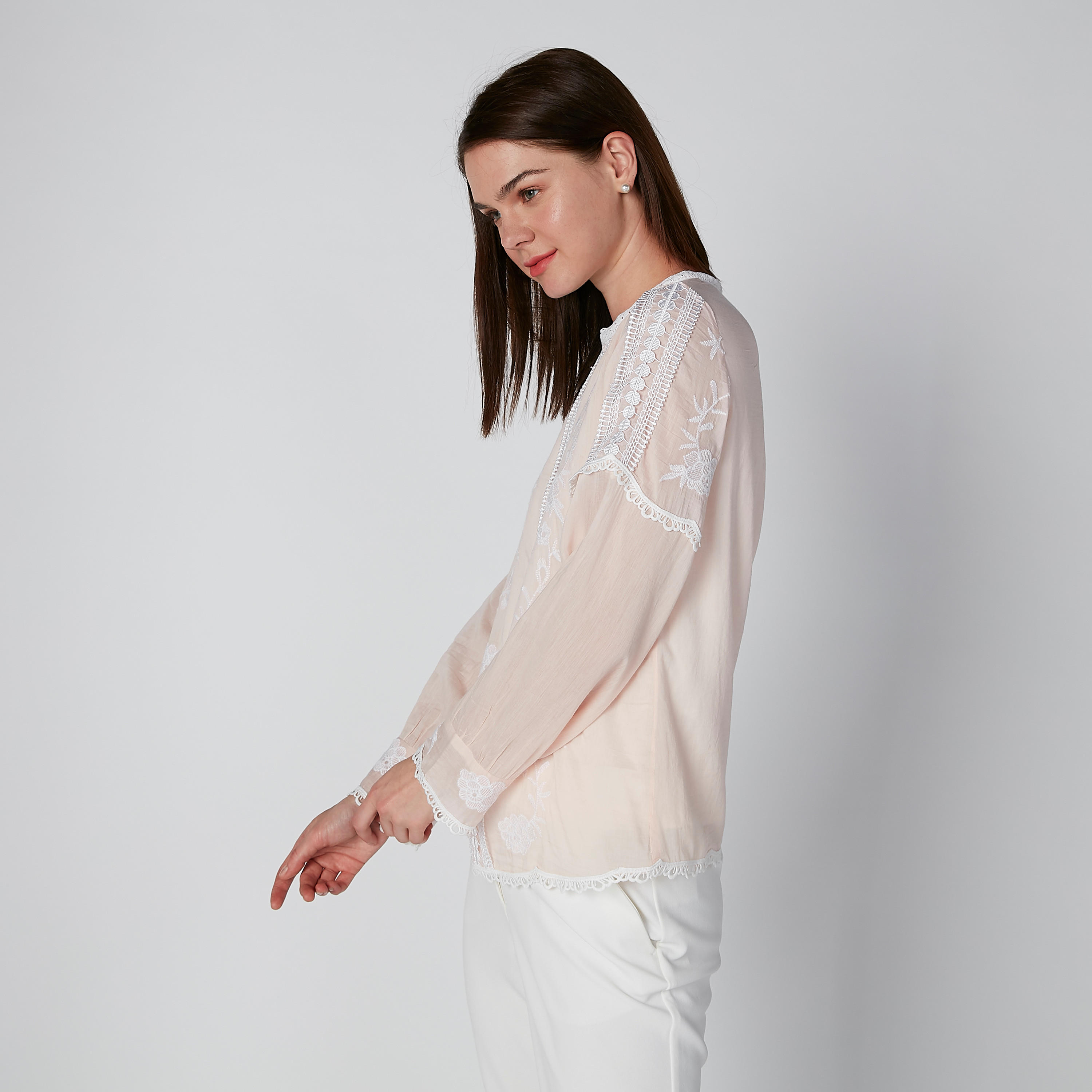 Embroidered Top with Crew Neck-women-clothing-shirtsandblouses-blouses-image-4