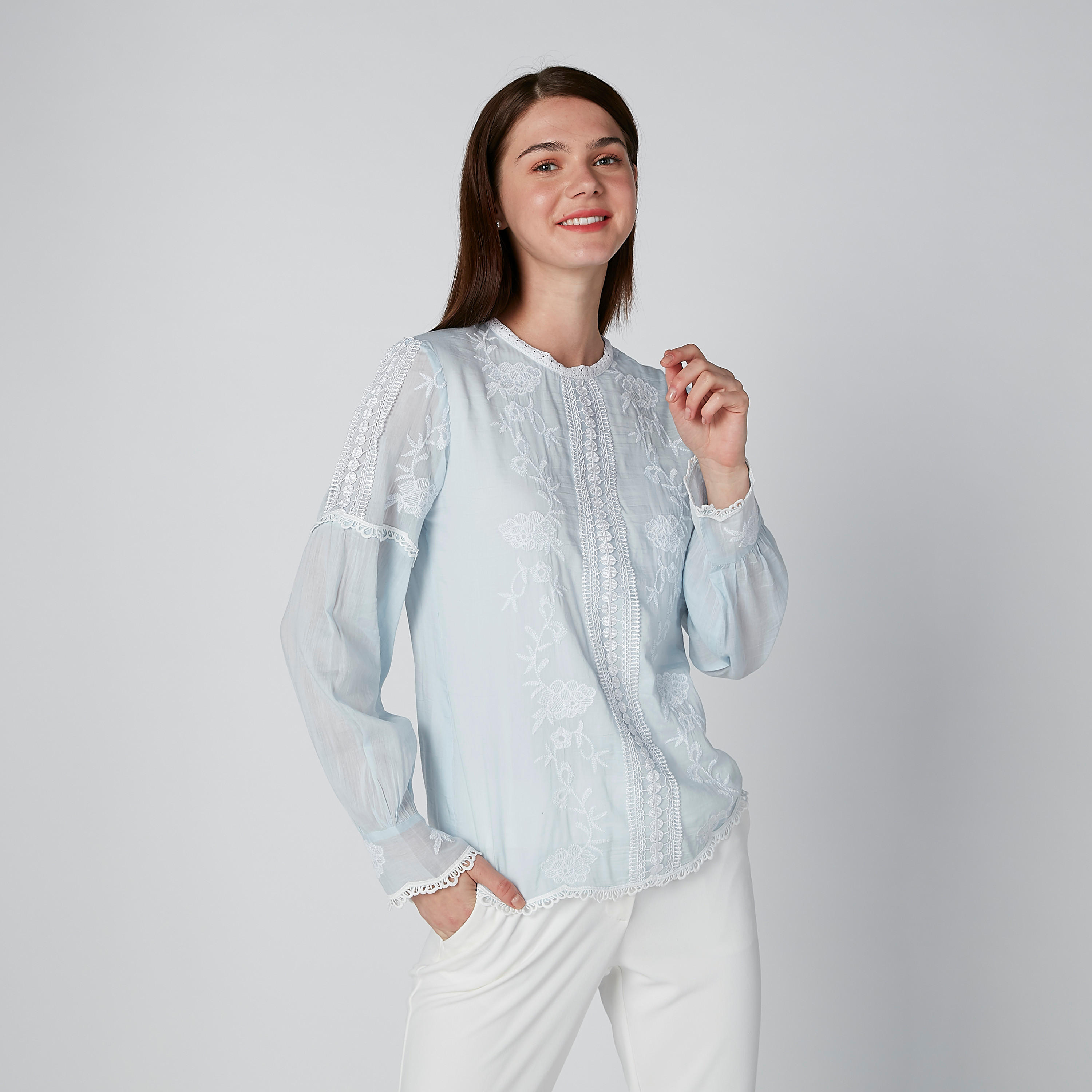 Embroidered Top with Long Sleeves-women-clothing-shirtsandblouses-blouses-image-3