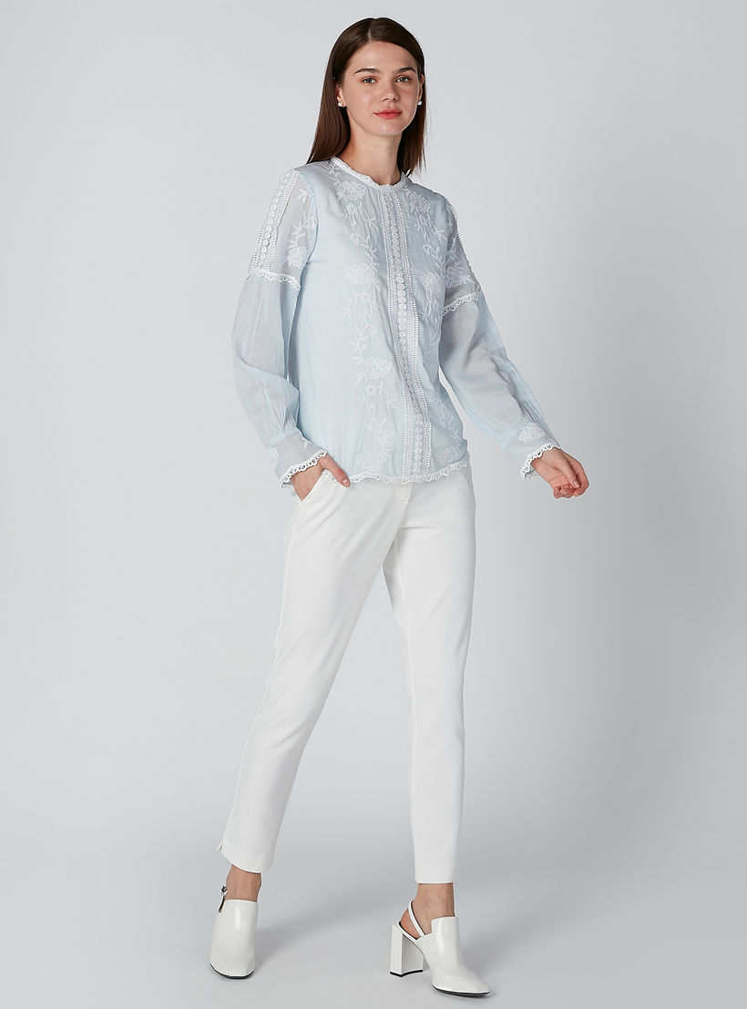 Embroidered Top with Long Sleeves-women-clothing-shirtsandblouses-blouses-image-4