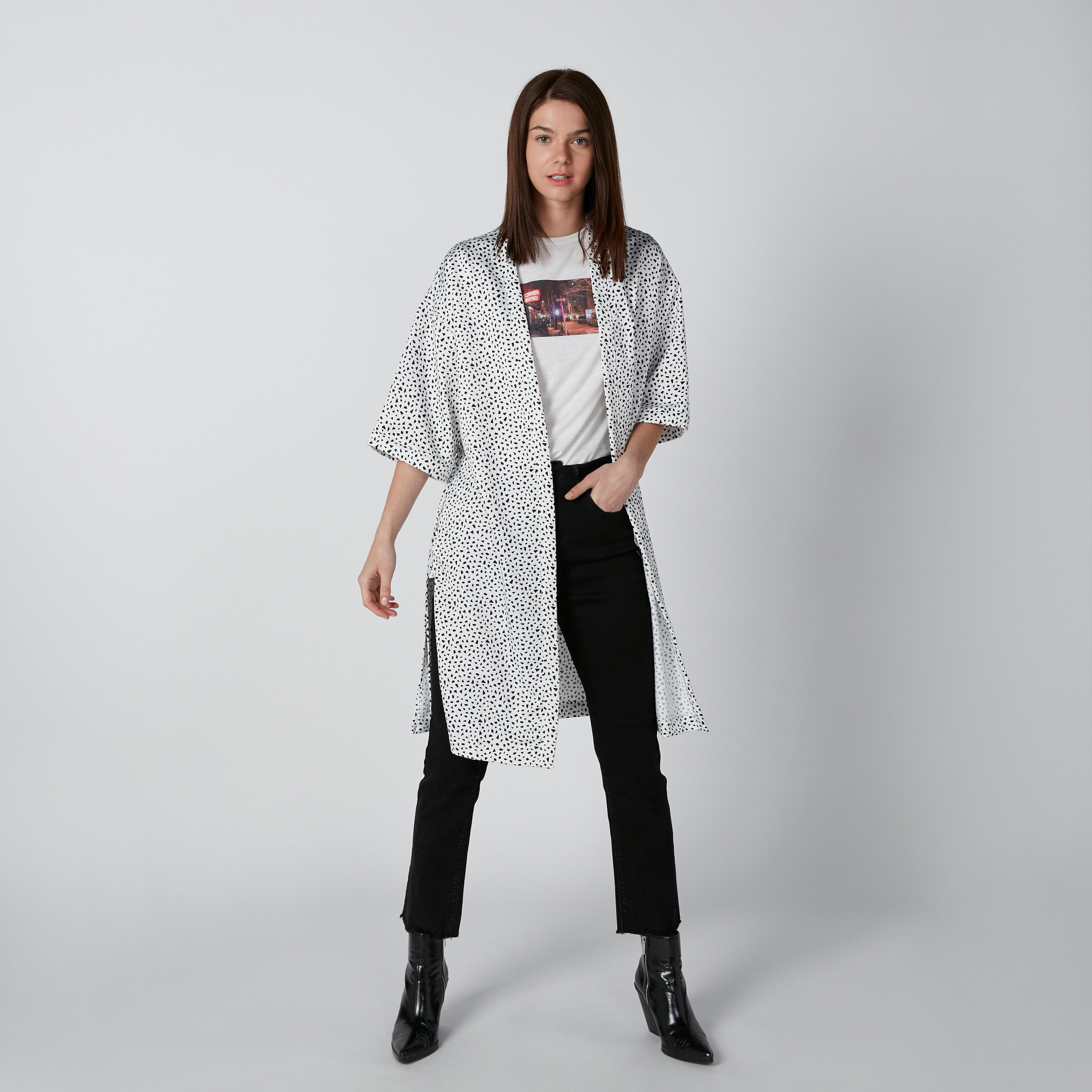 كارديجان مستدام بأكمام 3/4 وجيوب وطبعات-women-winterwear-cardigansandjumpers-cardigans-image-5