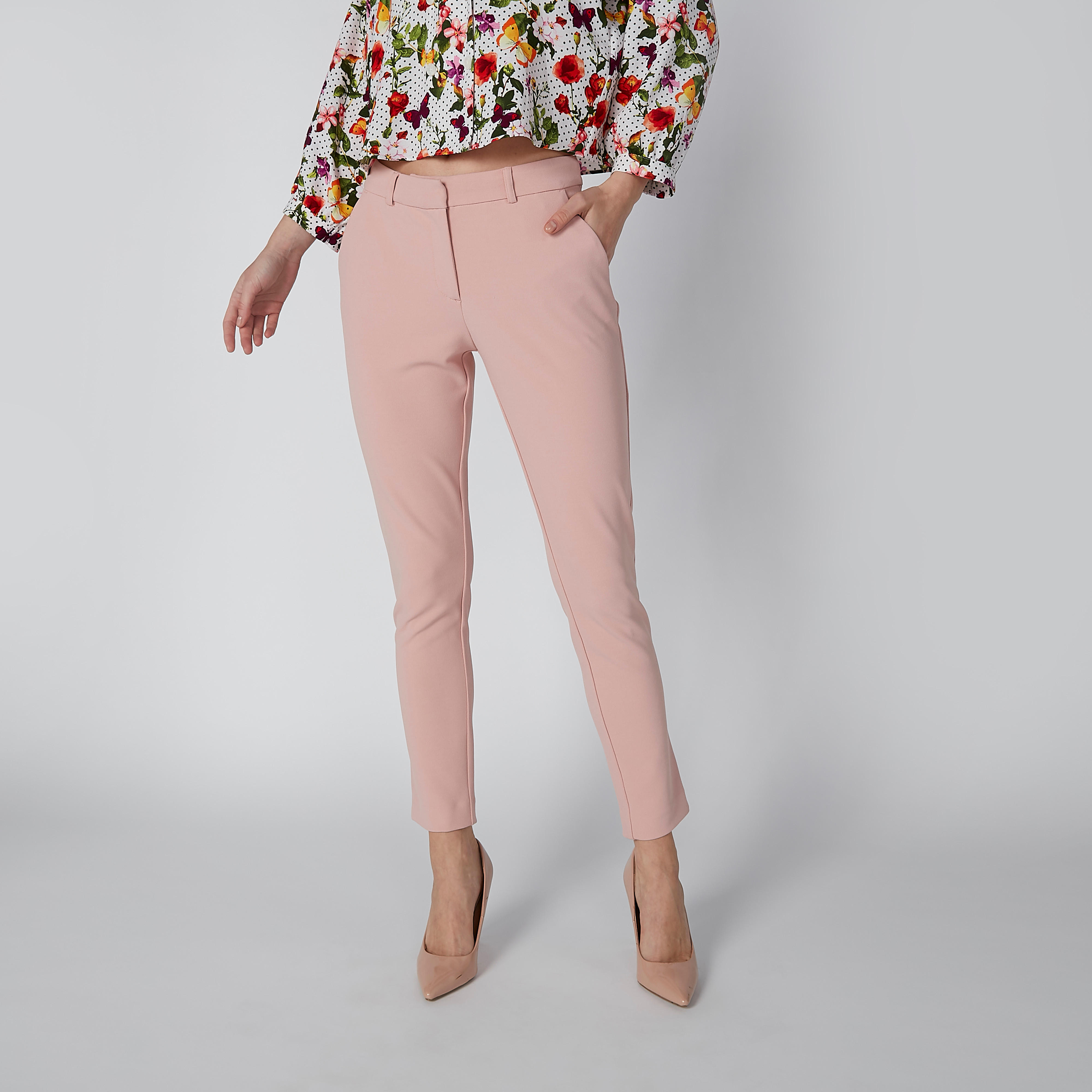 Solid Trousers with Pocket Detail-women-clothing-bottoms-trousers-image-4