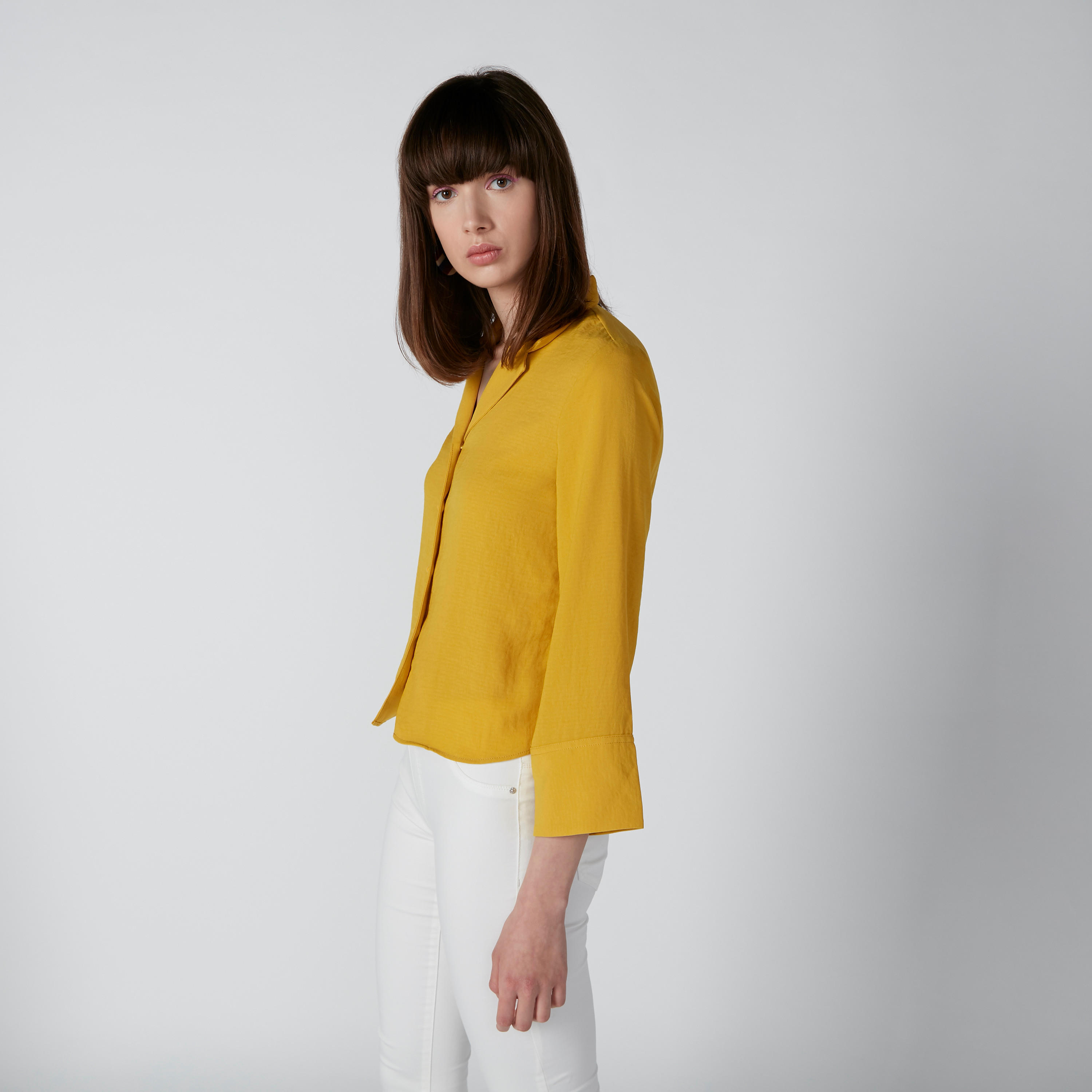 Solid  Shirt with Complete Placket-women-clothing-shirtsandblouses-shirts-image-4