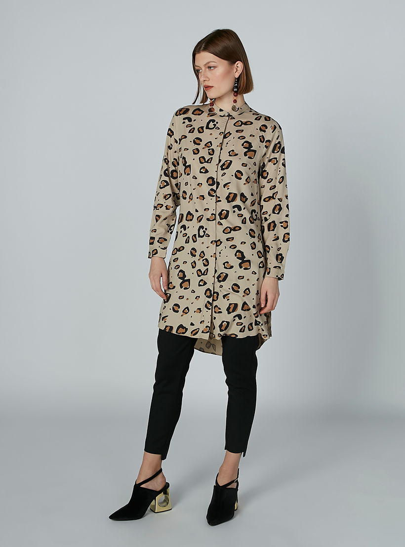 تونيك بياقة ماندارين وأكمام طويلة وطبعات حيوانات-women-clothing-shirtsandblouses-blouses-image-4