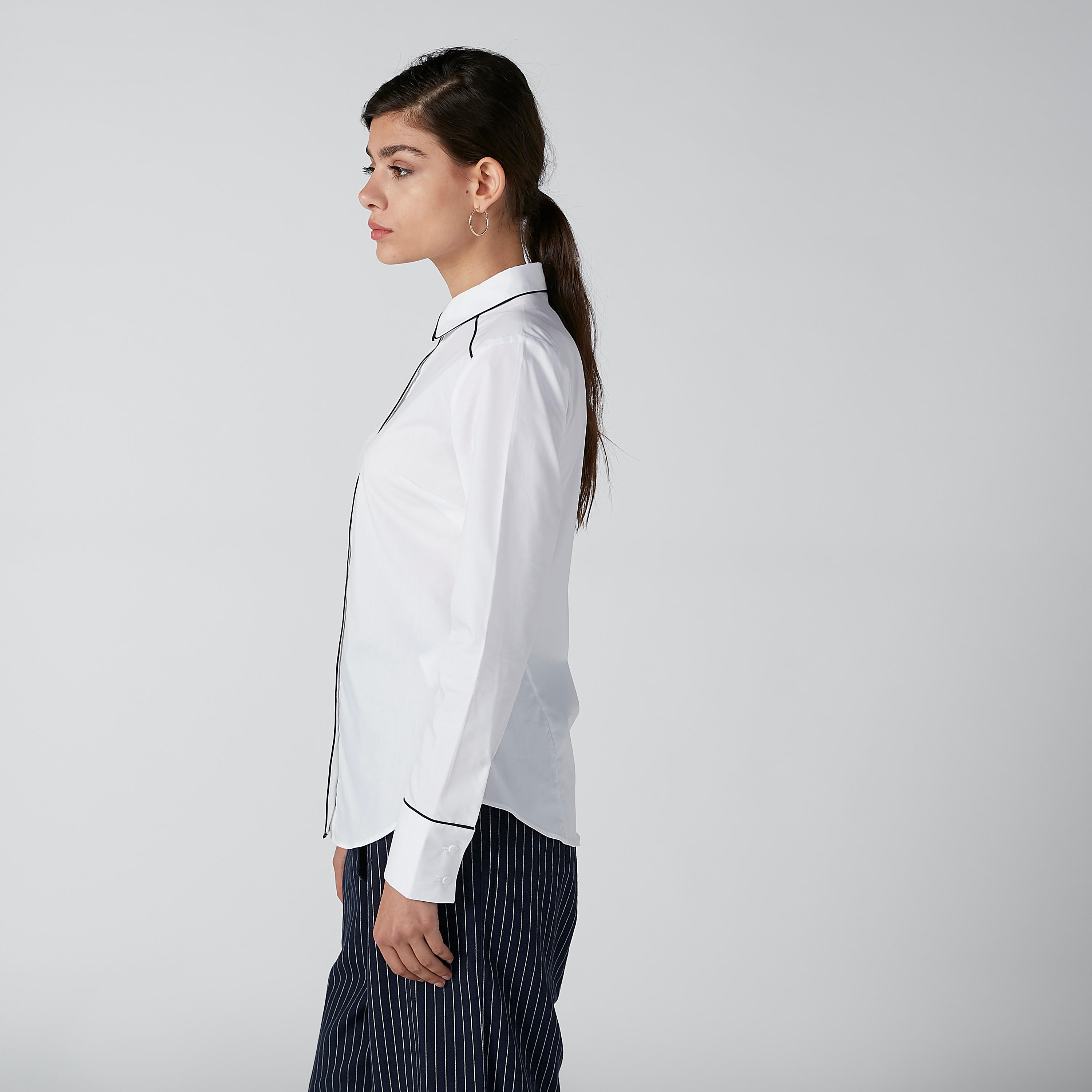 قميص بأكمام طويلة ودرزات-women-clothing-shirtsandblouses-shirts-image-1