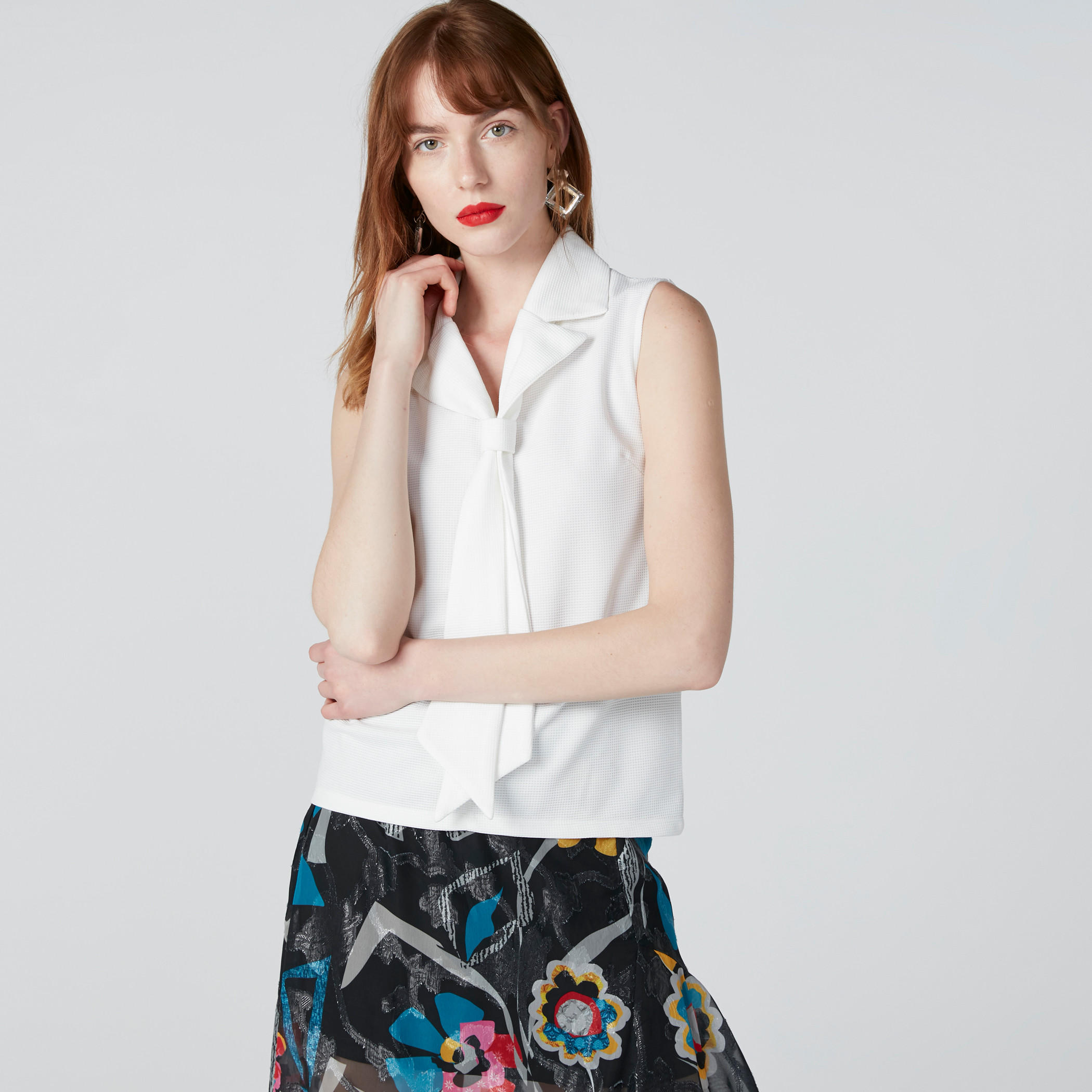 Sleeveless Top with Pussy Bow-women-clothing-shirtsandblouses-blouses-image-3