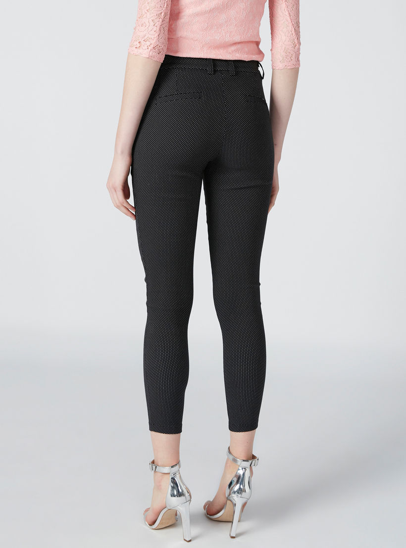 Textured Pants with Pocket Detail and Button Closure-women-clothing-bottoms-trousers-image-2