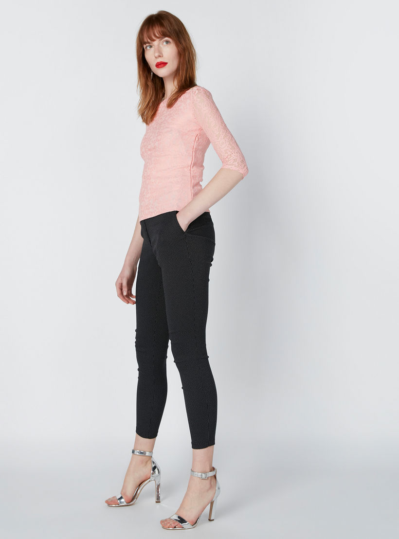 Textured Pants with Pocket Detail and Button Closure-women-clothing-bottoms-trousers-image-3