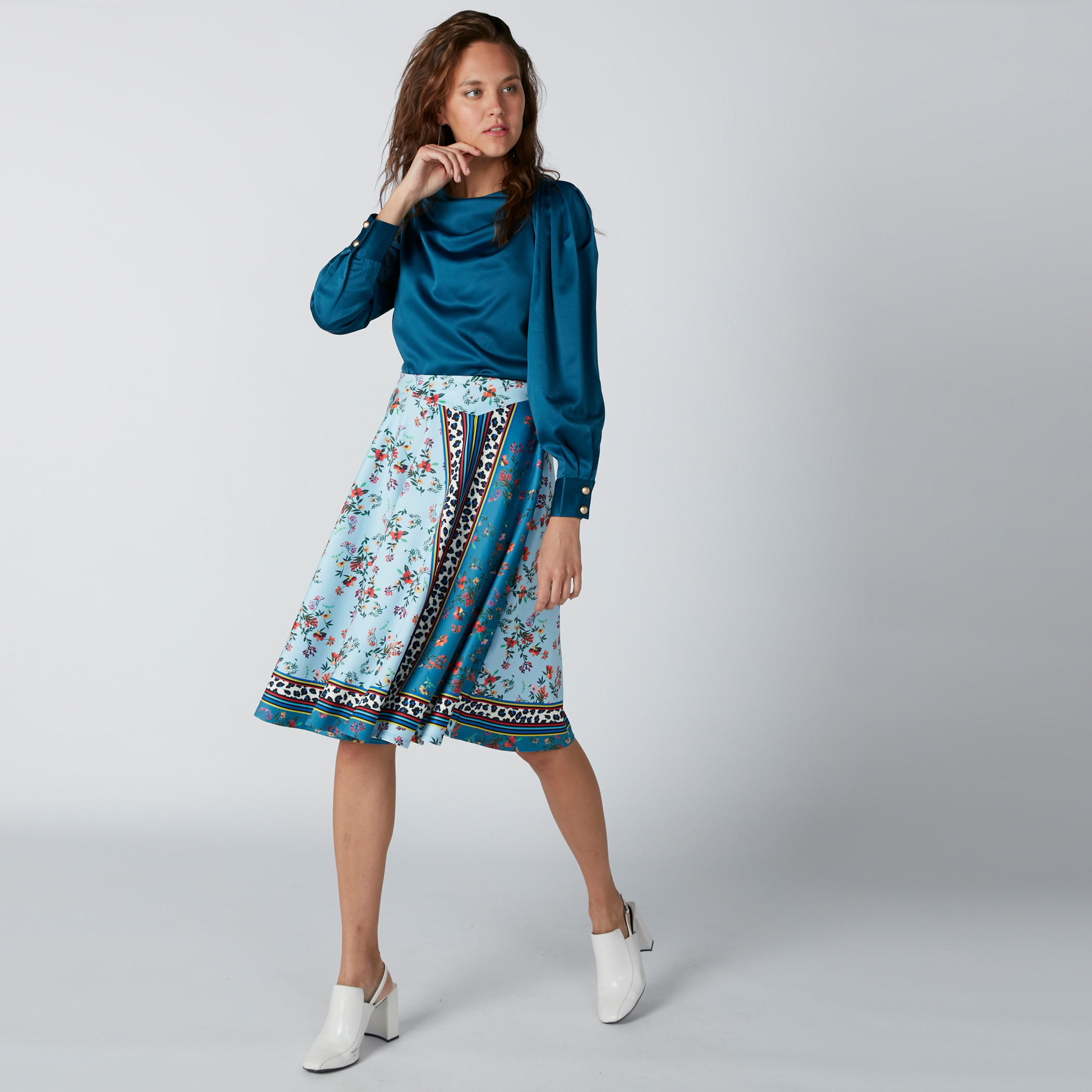 Floral Printed A-Line Midi Skirt-women-clothing-bottoms-skirts-image-1