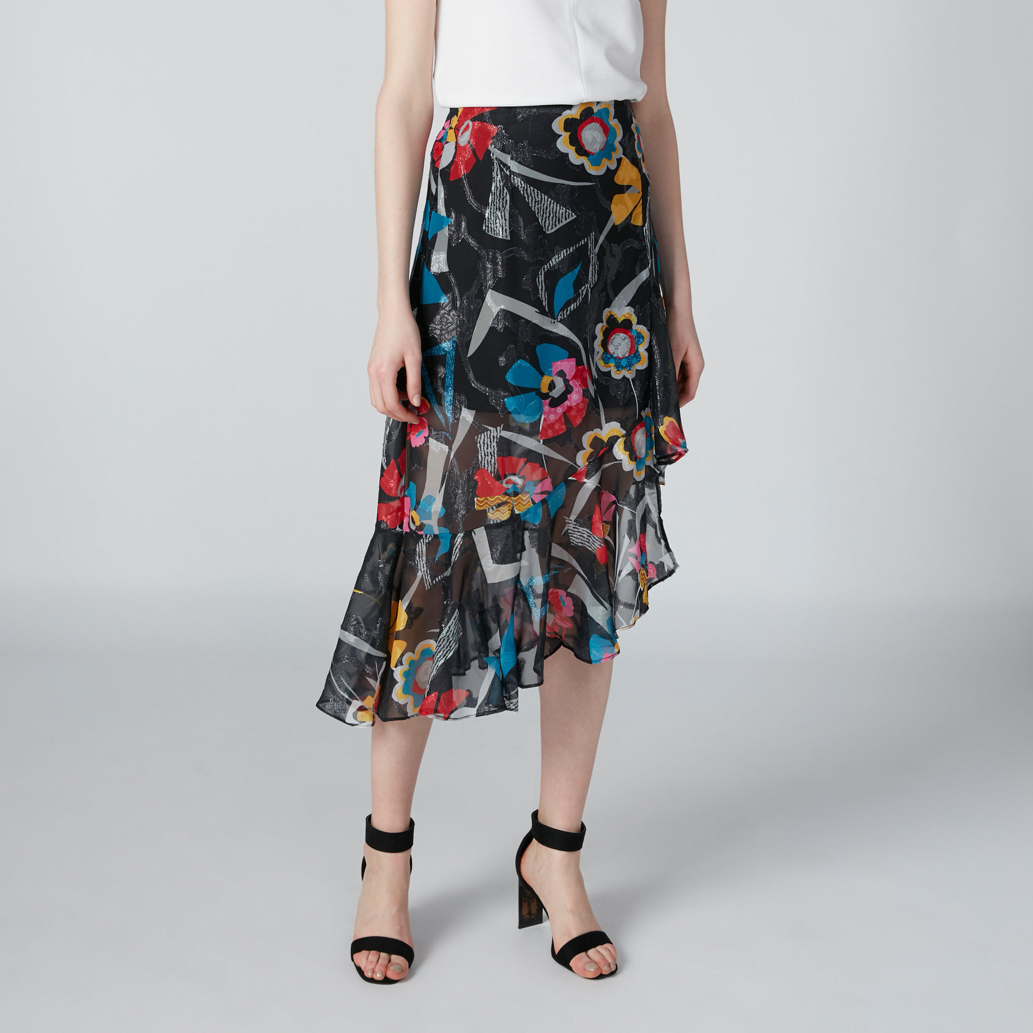 Printed Asymmetric Skirt with Ruffle Detail-women-clothing-bottoms-skirts-image-1