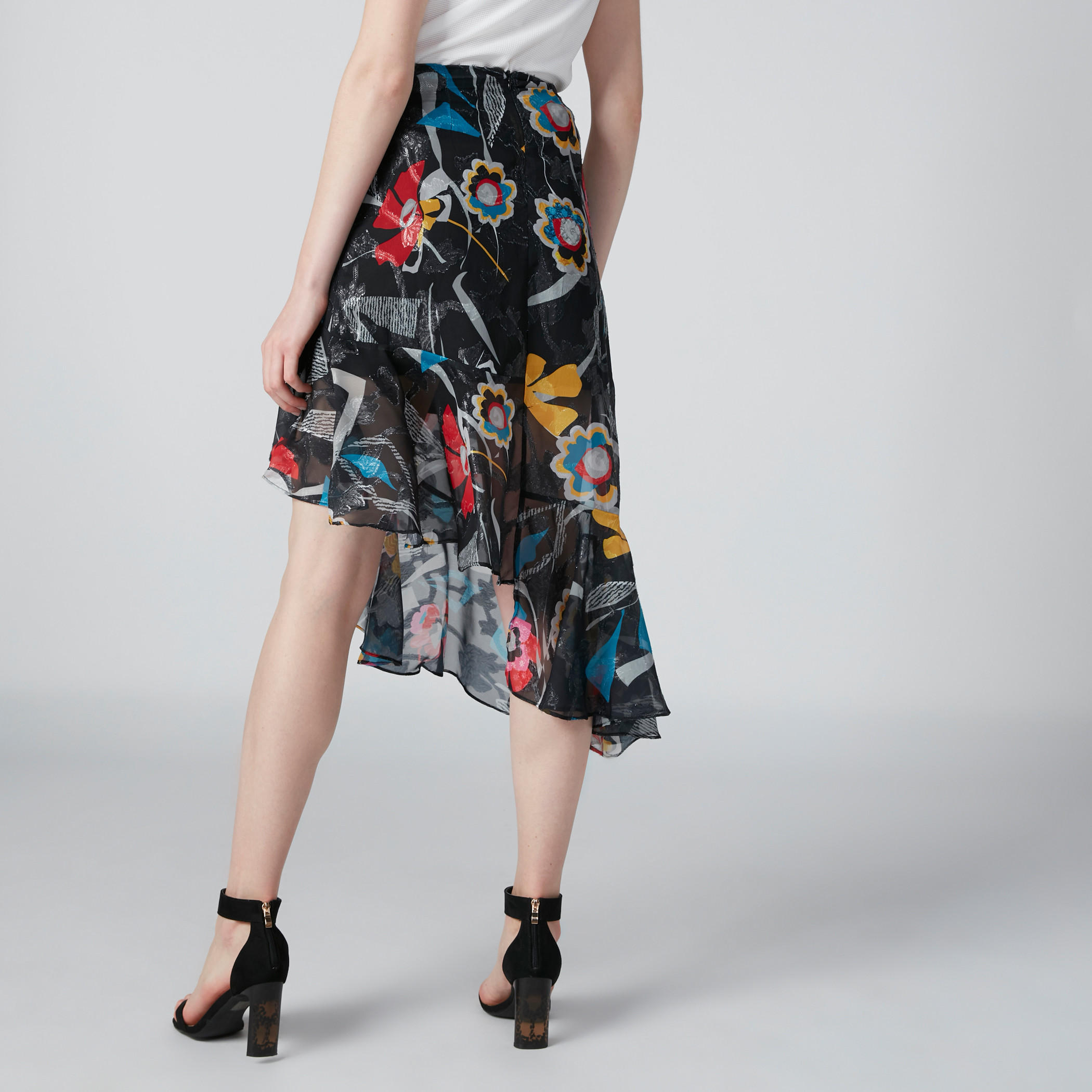 Printed Asymmetric Skirt with Ruffle Detail-women-clothing-bottoms-skirts-image-2