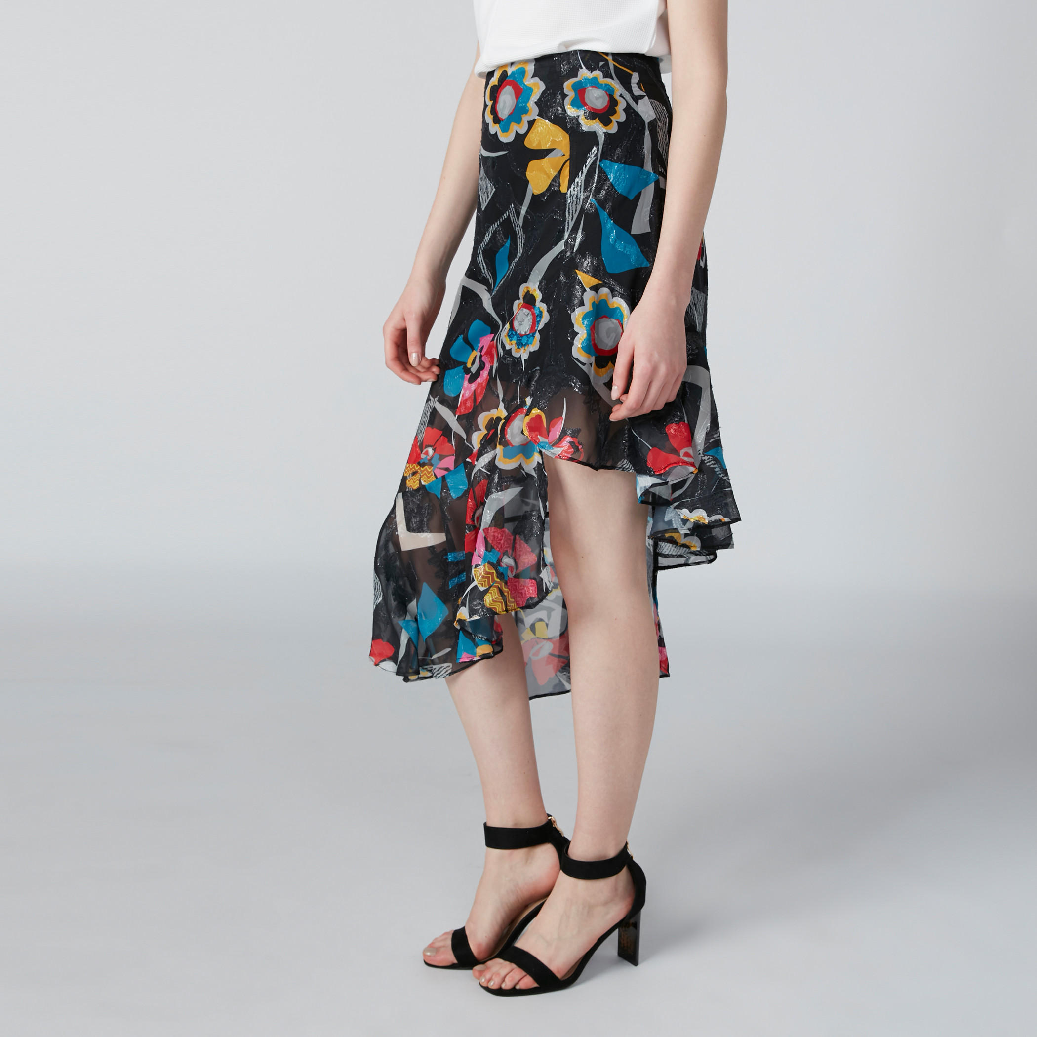 Printed Asymmetric Skirt with Ruffle Detail-women-clothing-bottoms-skirts-image-4
