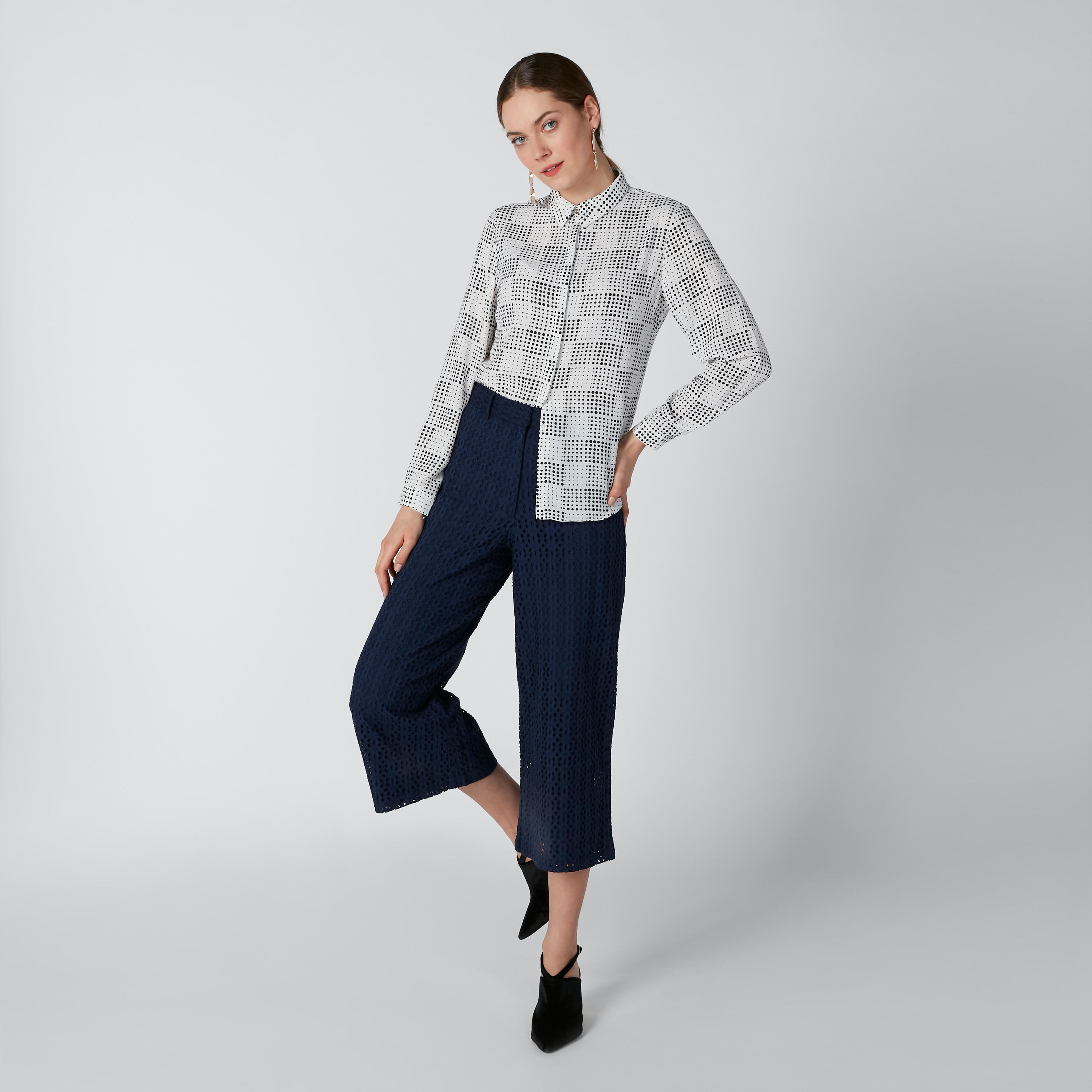 Printed Shirt with Long Sleeves and Concealed Placket-women-clothing-shirtsandblouses-shirts-image-1