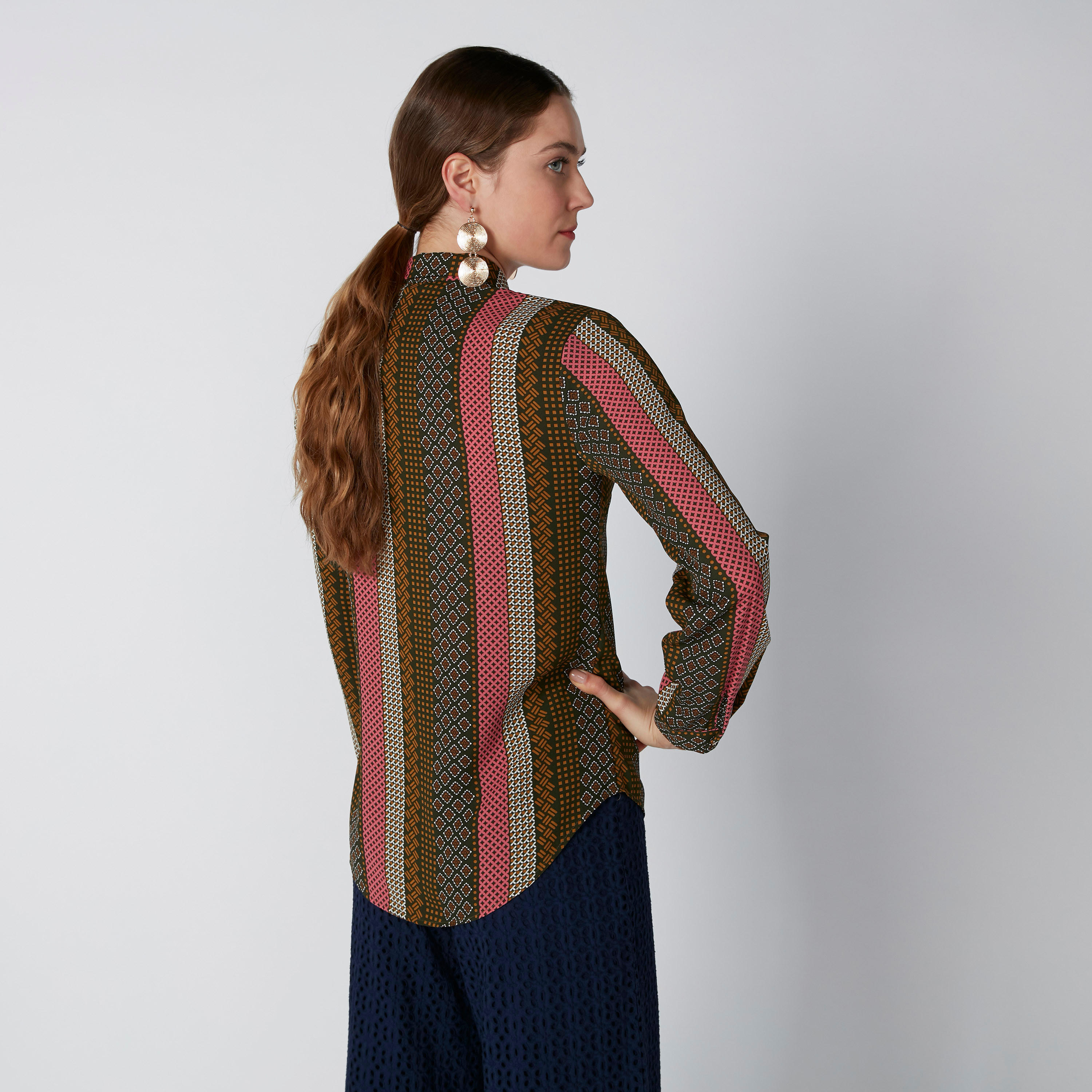 Printed Shirt with Long Sleeves and Concealed Placket-women-clothing-shirtsandblouses-shirts-image-2