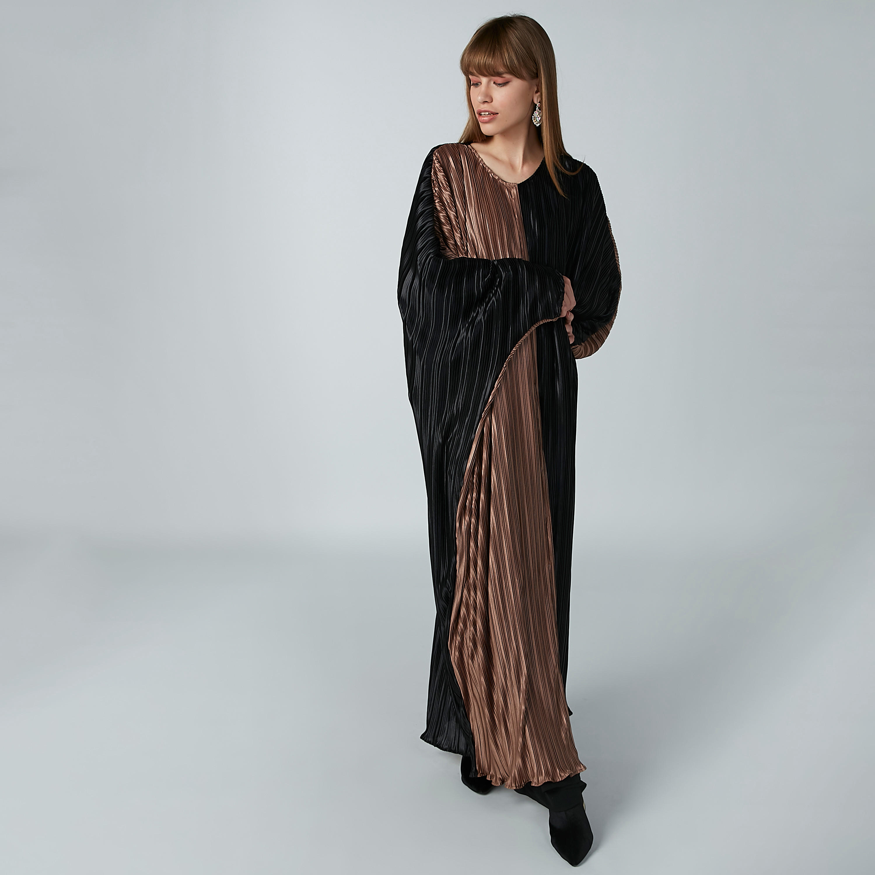 كارديجان قفطان بياقة V وأكمام طويلة-women-winterwear-cardigansandjumpers-cardigans-image-5