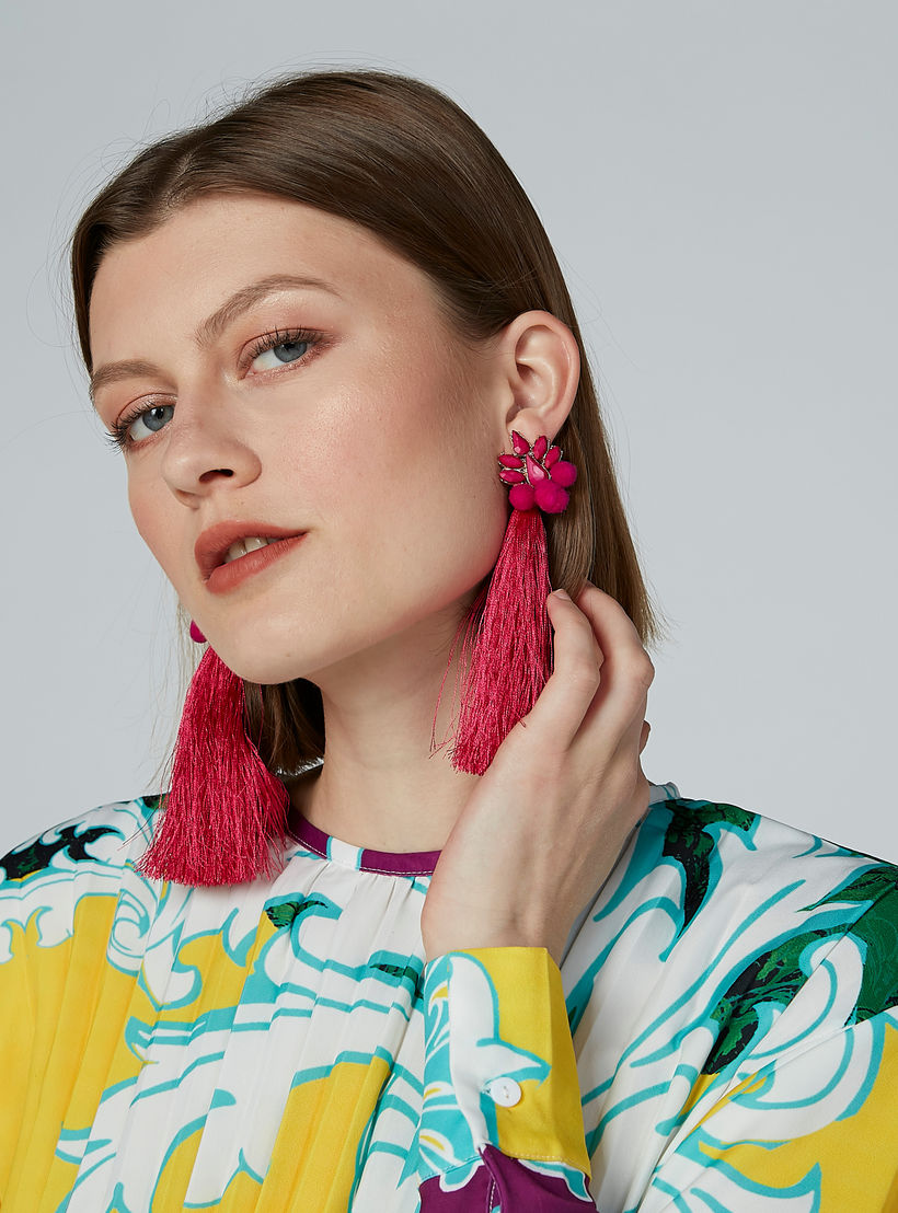 فستان طويل إيه لاين بياقة مستديرة وأكمام طويلة وطبعات-women-clothing-dresses-image-1
