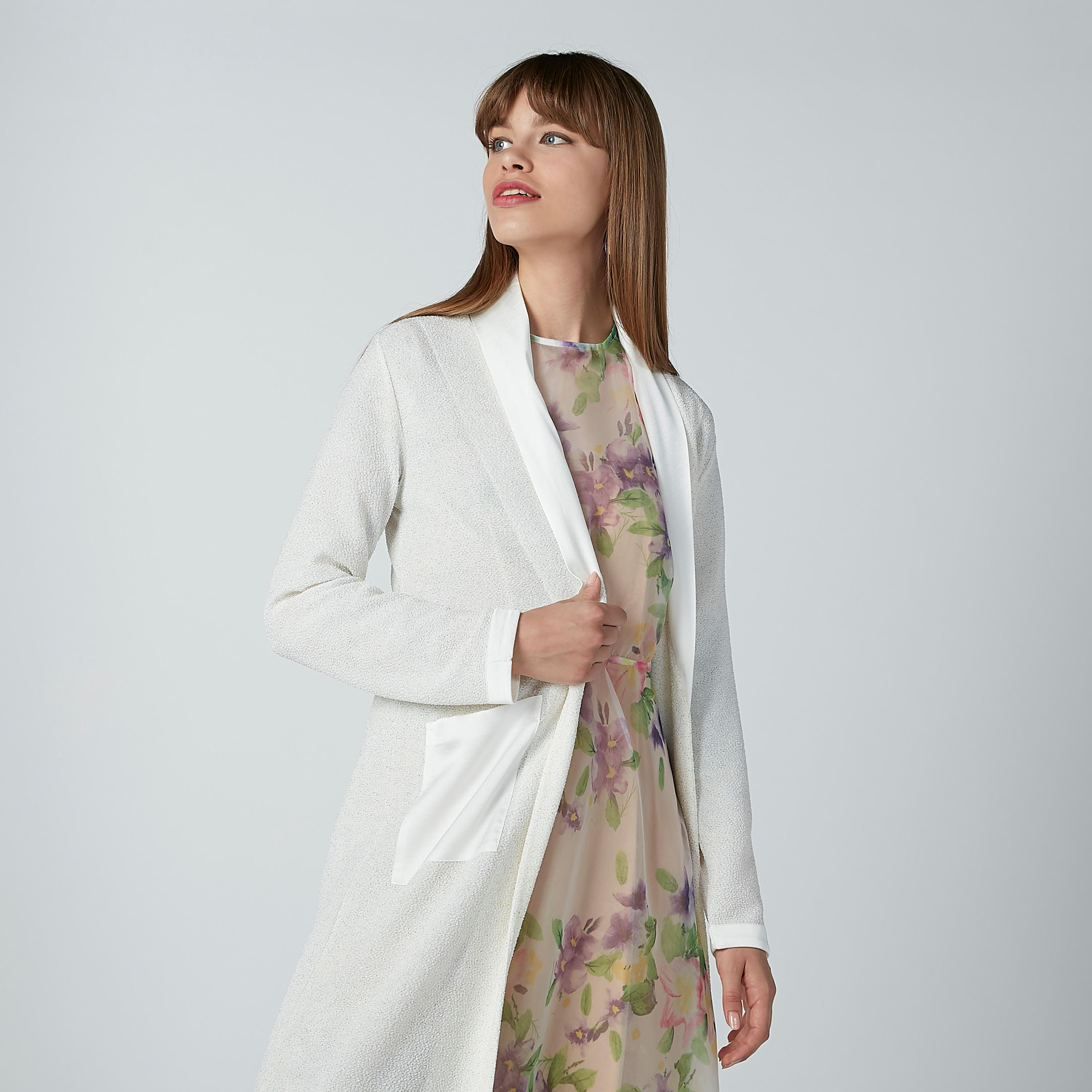 سترة طويلة بأكمام طويلة وجيوب-women-winterwear-cardigansandjumpers-cardigans-image-1