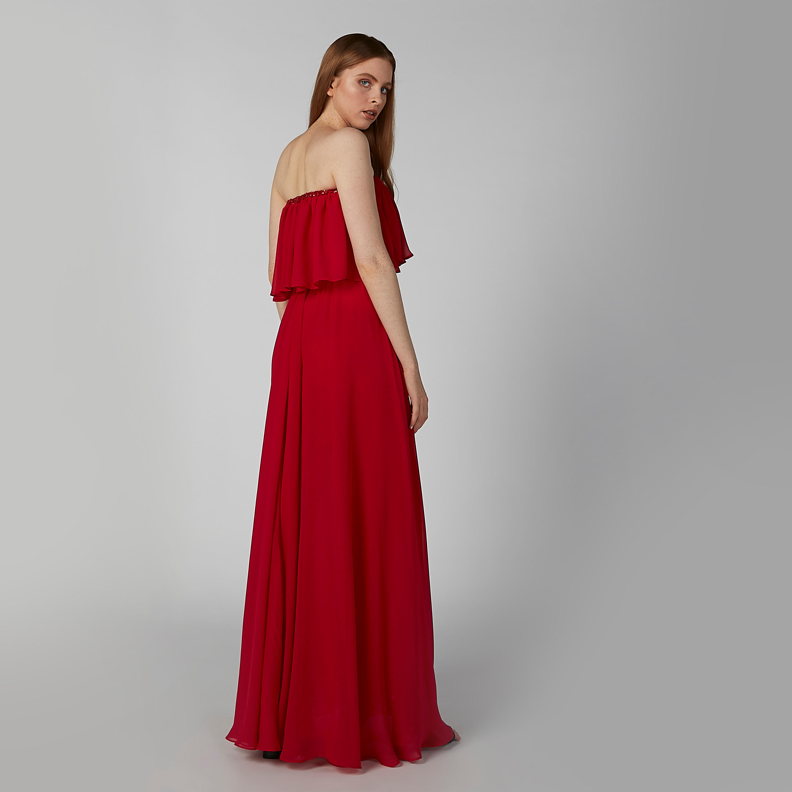 فستان طويل إيه لاين مكشوف الأكتاف وزخارف-women-clothing-dresses-image-3