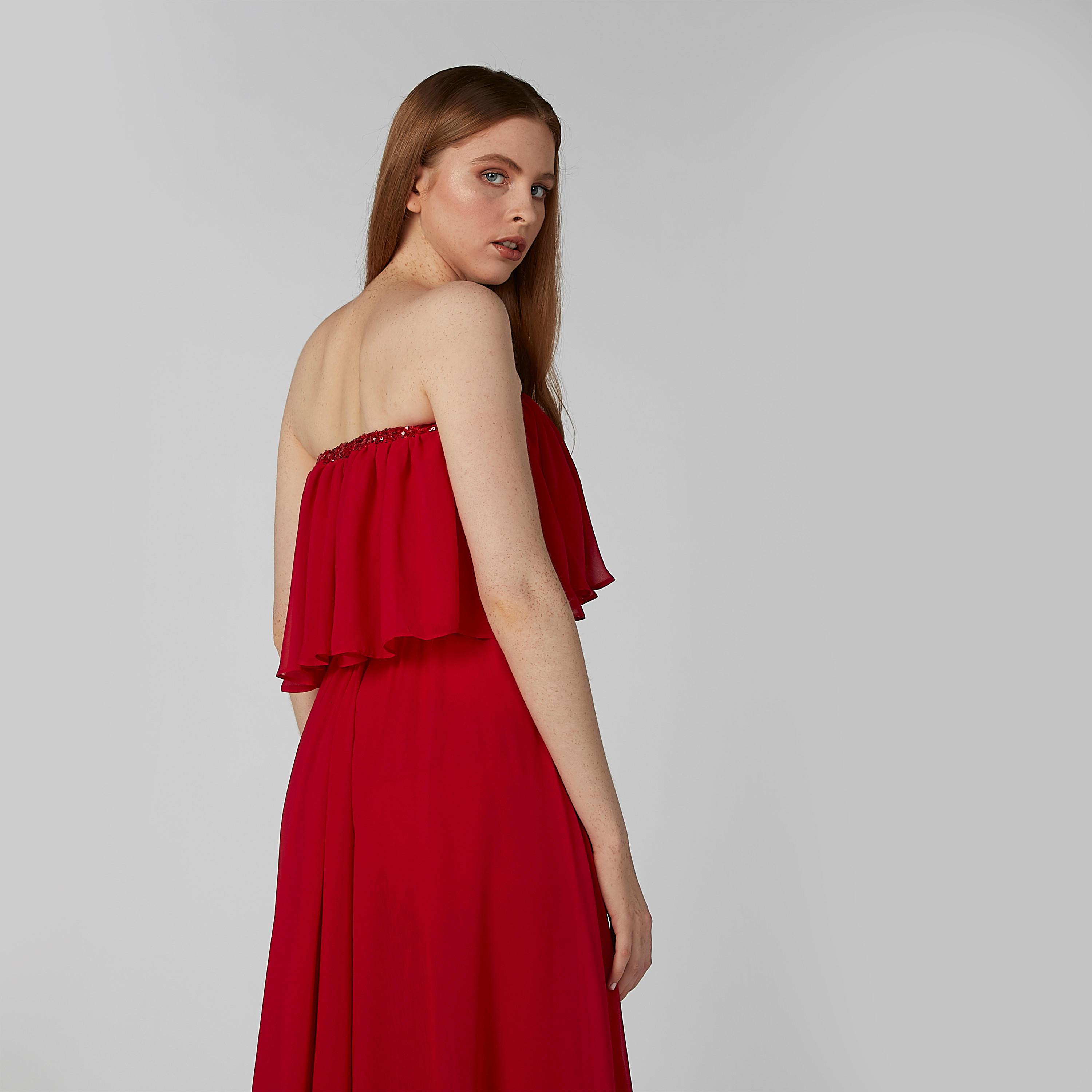 فستان طويل إيه لاين مكشوف الأكتاف وزخارف-women-clothing-dresses-image-1