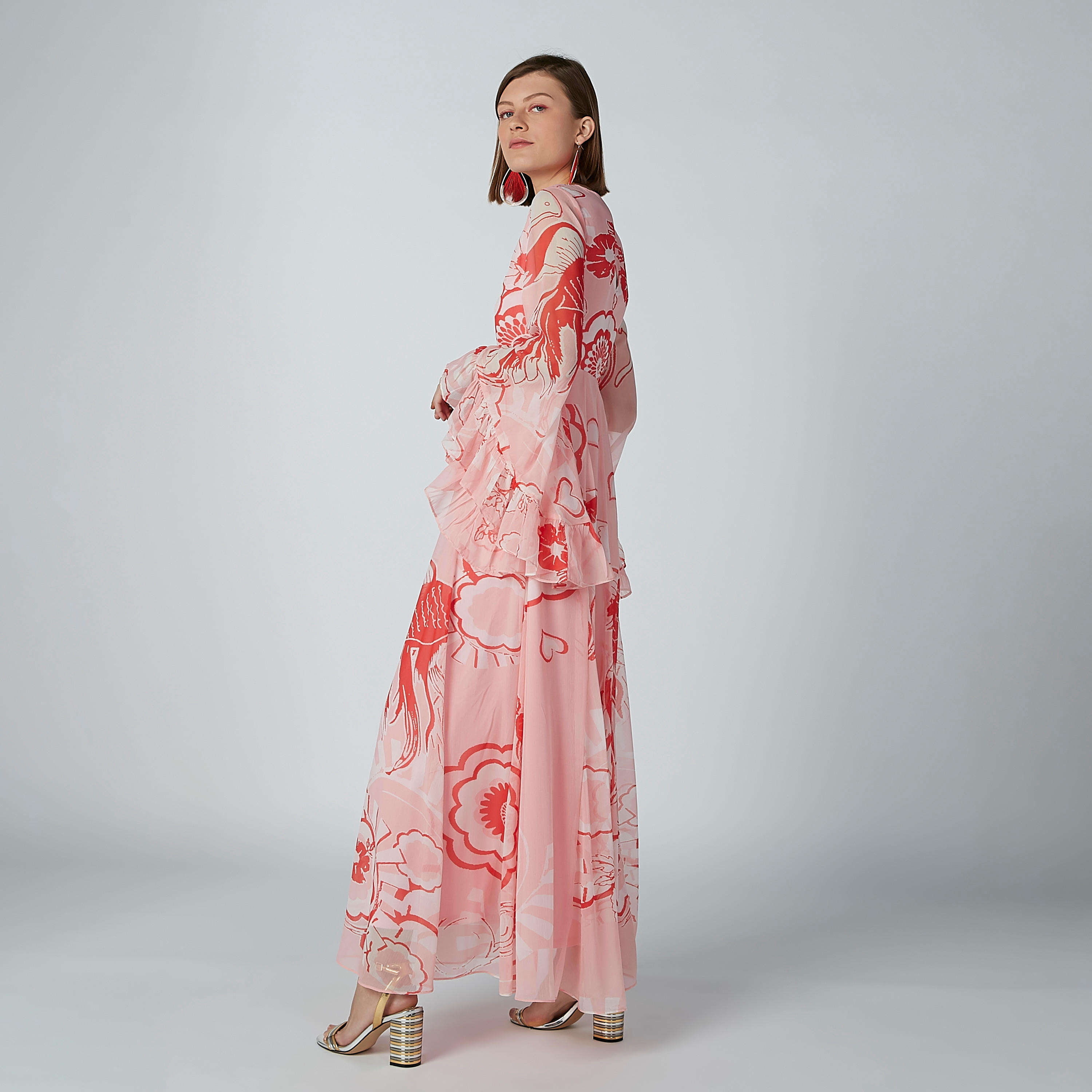 فستان إيه لاين طويل بأكمام واسعة وطبعات-women-clothing-dresses-image-4