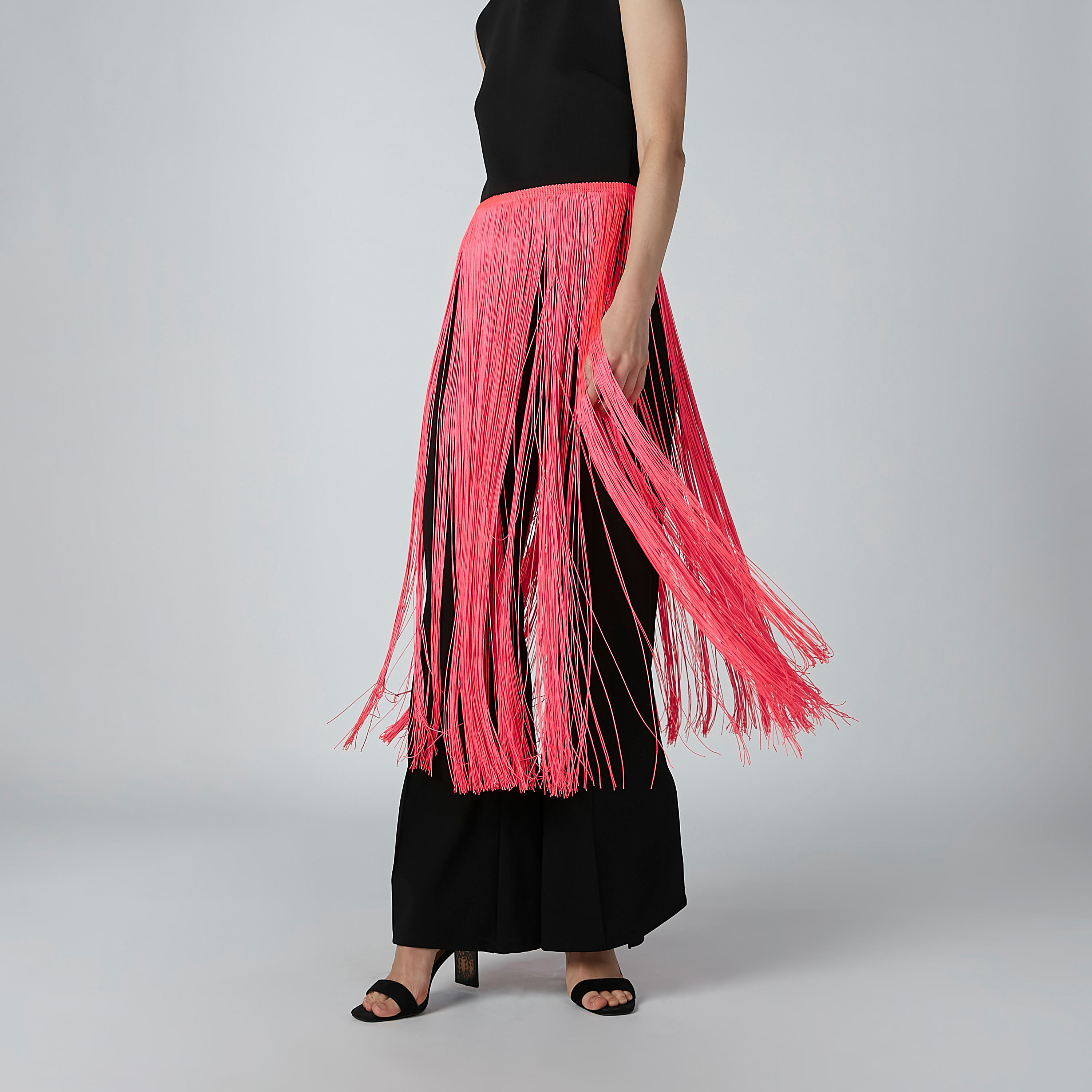 بلوزة دون أكمام بياقة مستديرة وشراشيب-women-clothing-shirtsandblouses-blouses-image-2