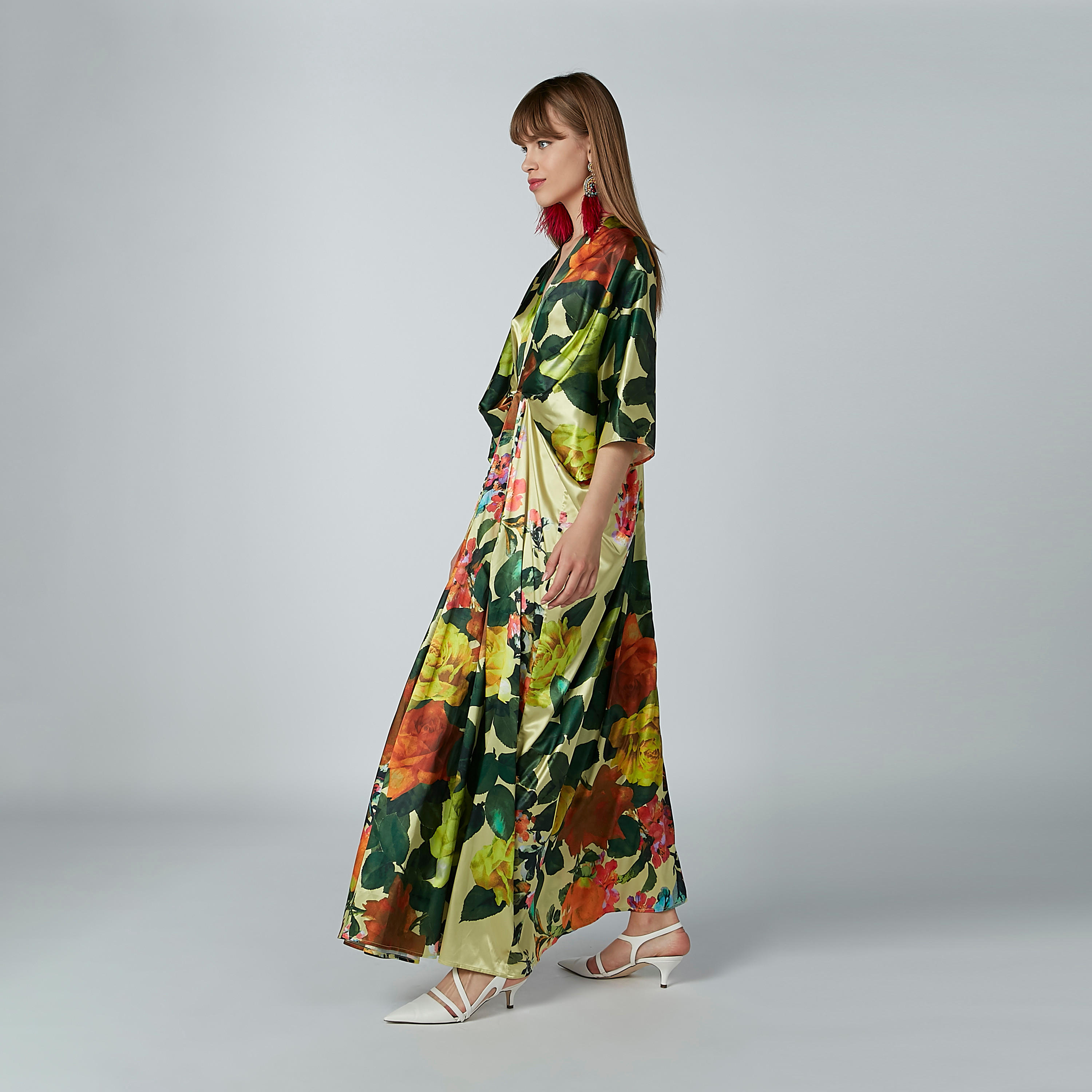Printed Maxi Dress with Flared Sleeves-women-clothing-dresses-image-3
