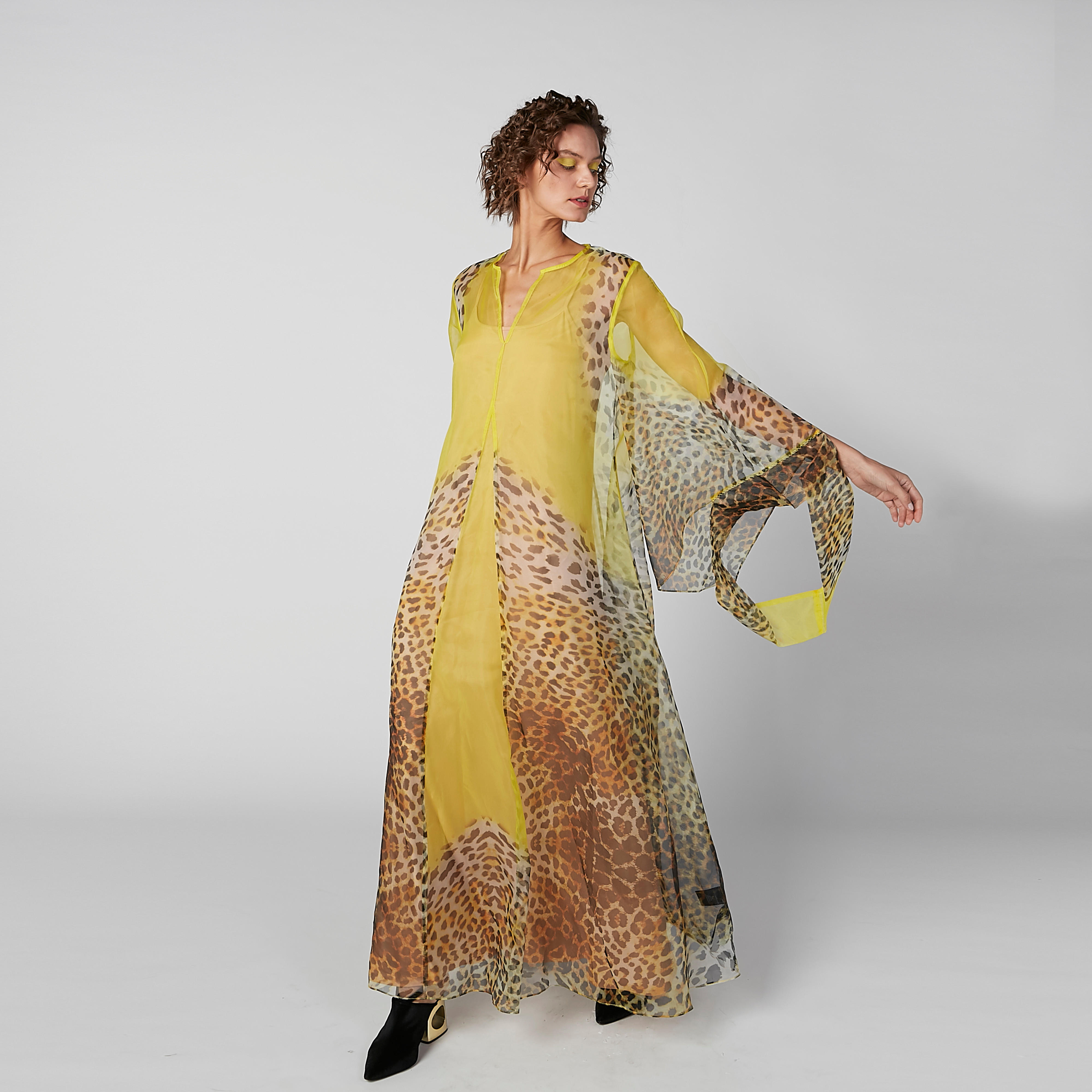 فستان إيه لاين طويل بأكمام واسعة وطبعات-women-clothing-dresses-image-5