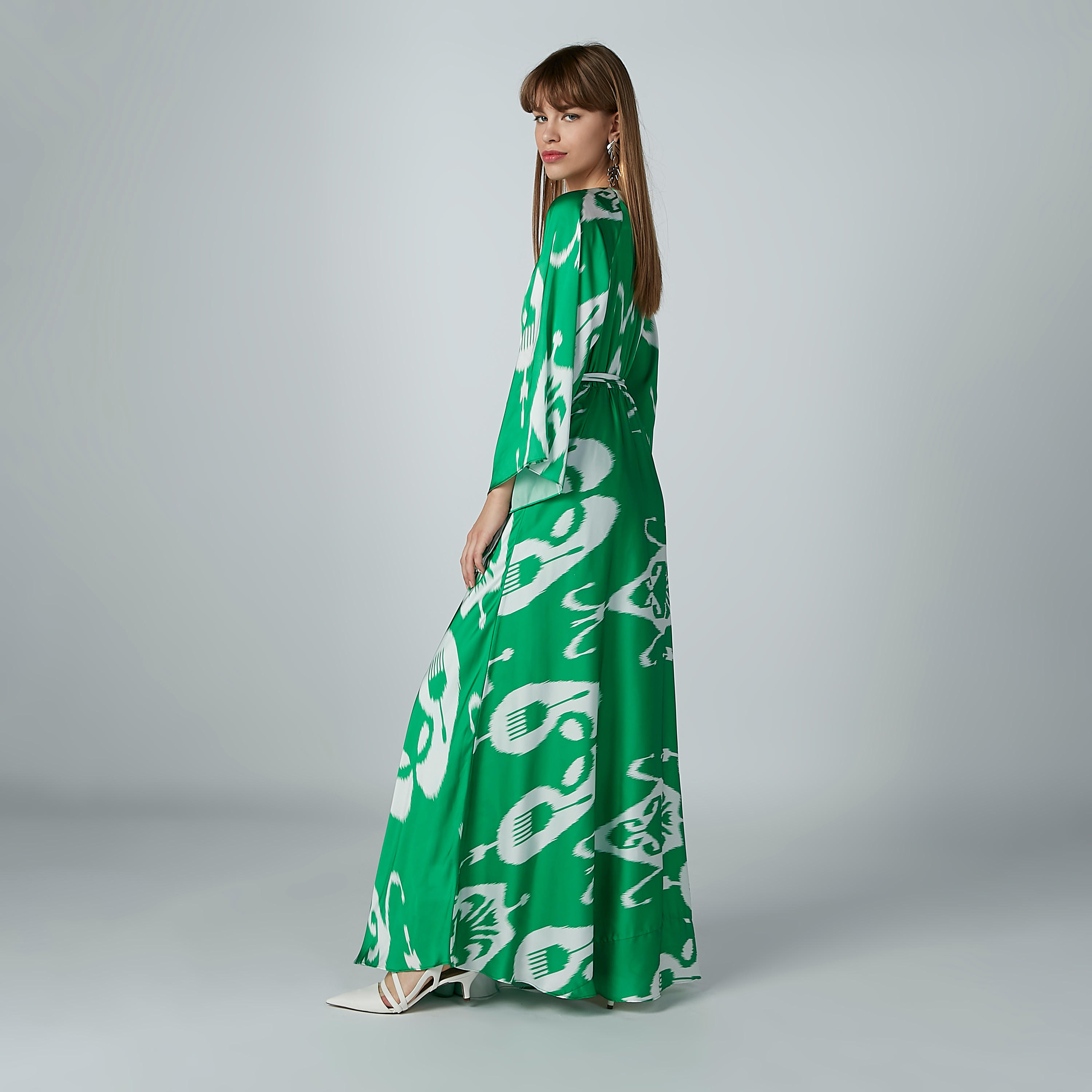 فستان طويل بأكمام واسعة ورباط وطبعات-women-clothing-dresses-image-5