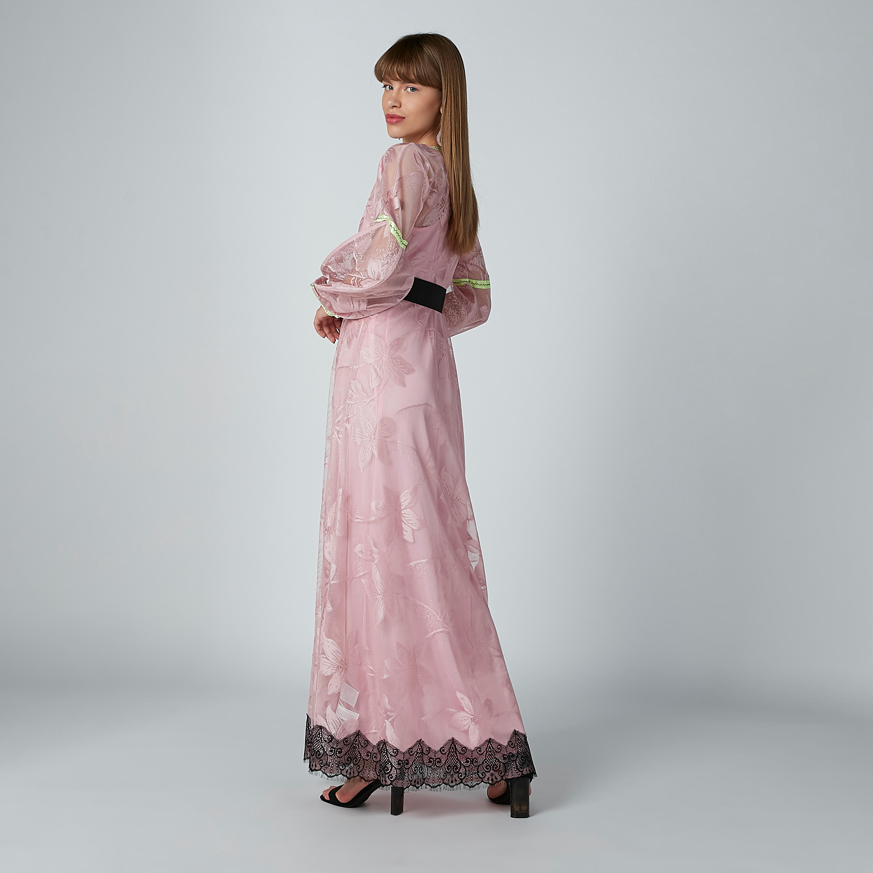 Lace Detail Maxi Dress with Long Sleeves-women-clothing-dresses-image-3