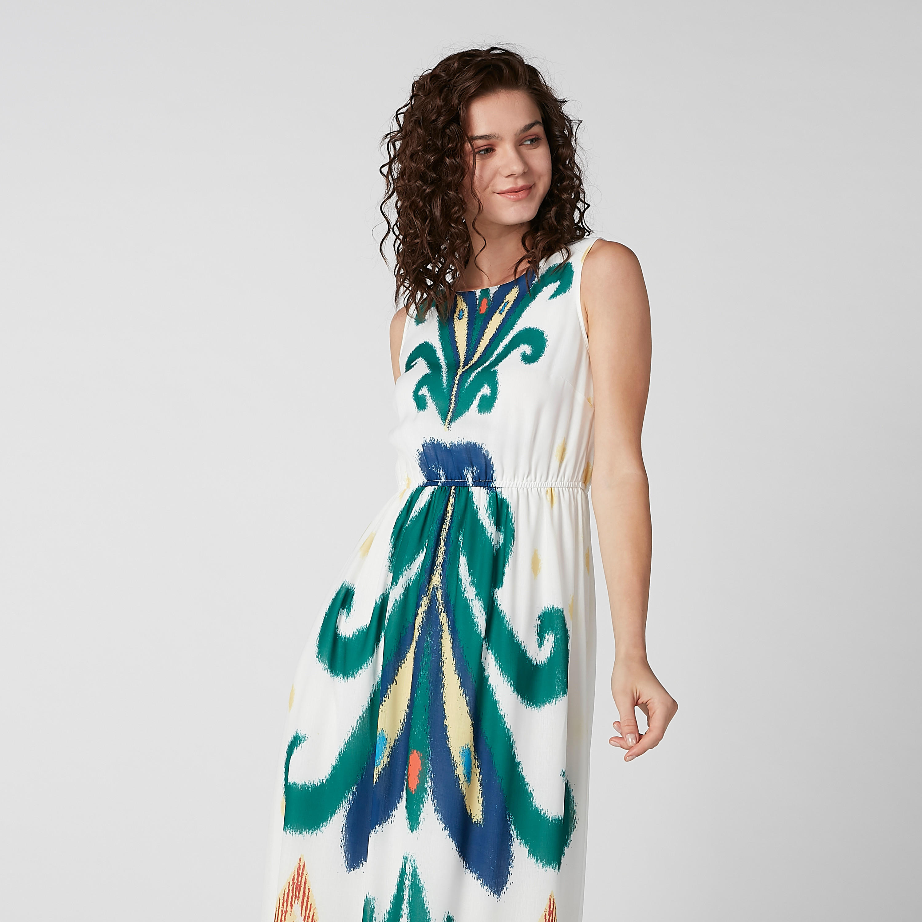 Printed Maxi A-line Sleeveless Dress-women-clothing-dresses-image-3
