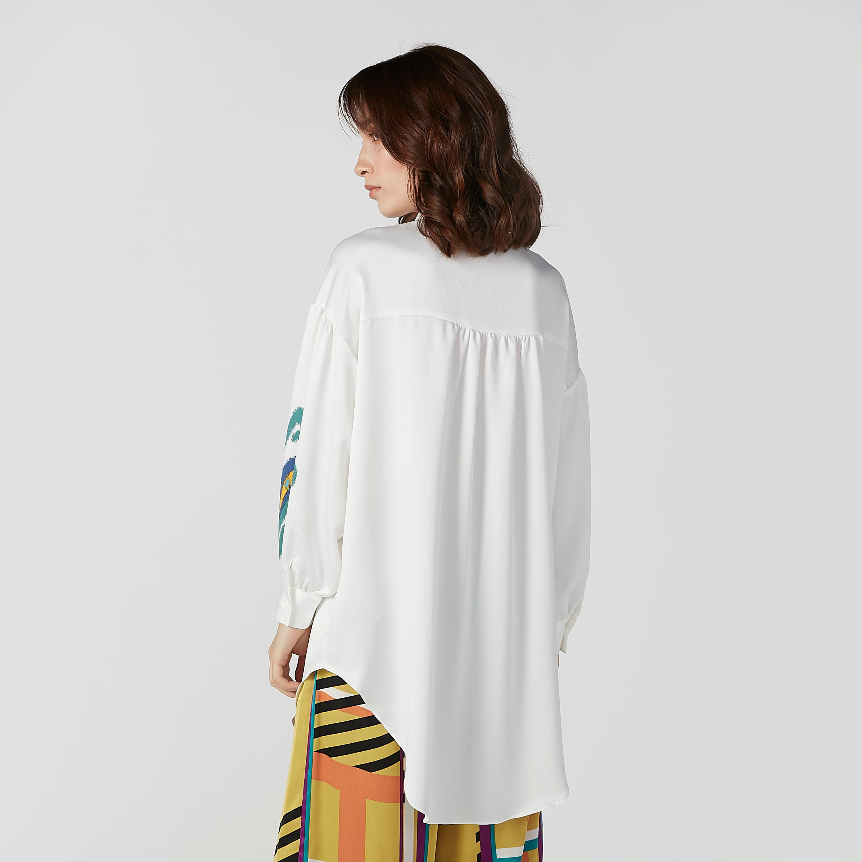 Sustainable Printed Shirt with Long Sleeves and Concealed Placket-women-clothing-shirtsandblouses-shirts-image-4