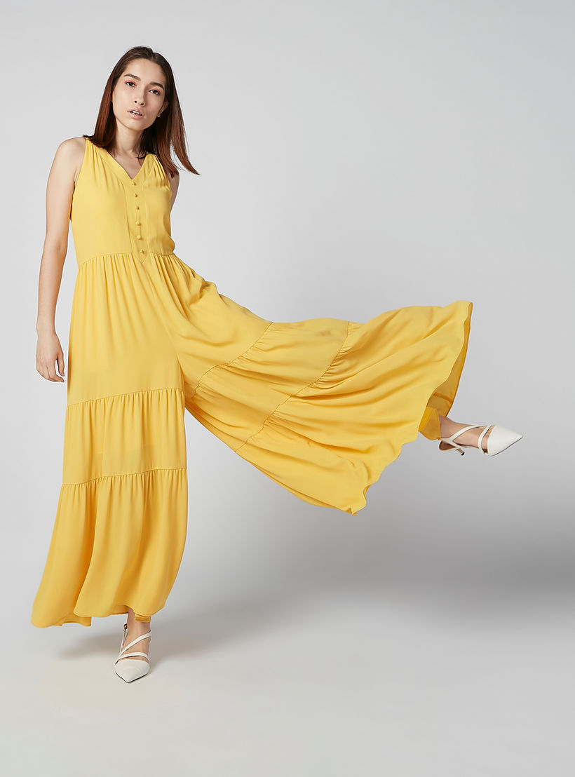 أفرول مستدام سادة دون أكمام بياقة V -women-clothing-jumpsuits-image-5