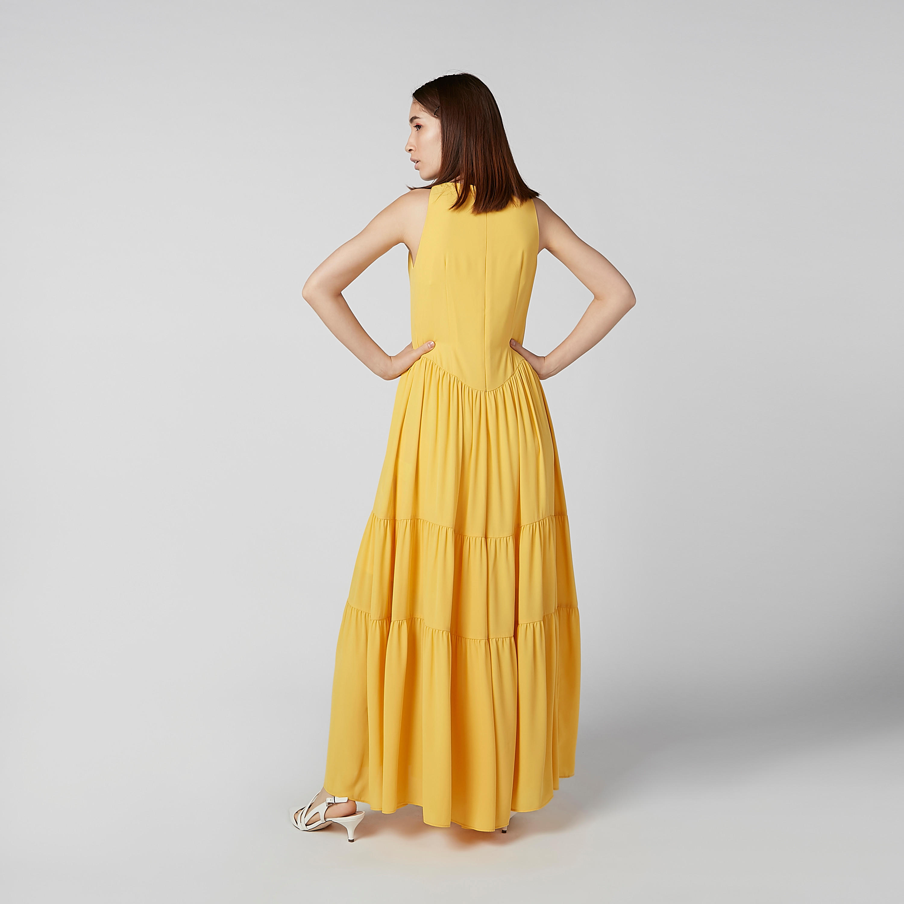 أفرول مستدام سادة دون أكمام بياقة V -women-clothing-jumpsuits-image-3