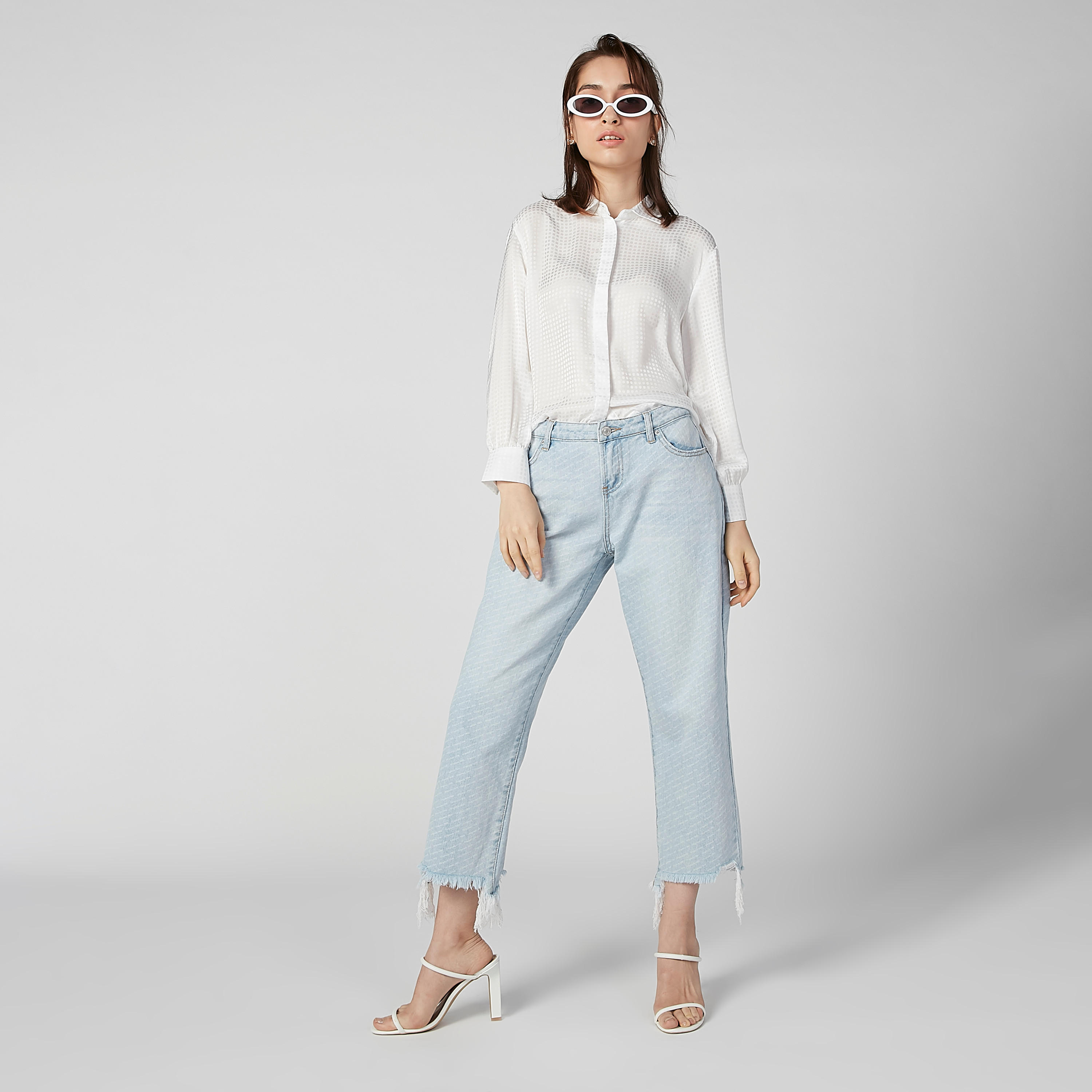قميص مستدام بارز الملمس بأكمام طويلة وحوّاف غير مستوية-women-clothing-shirtsandblouses-shirts-image-3