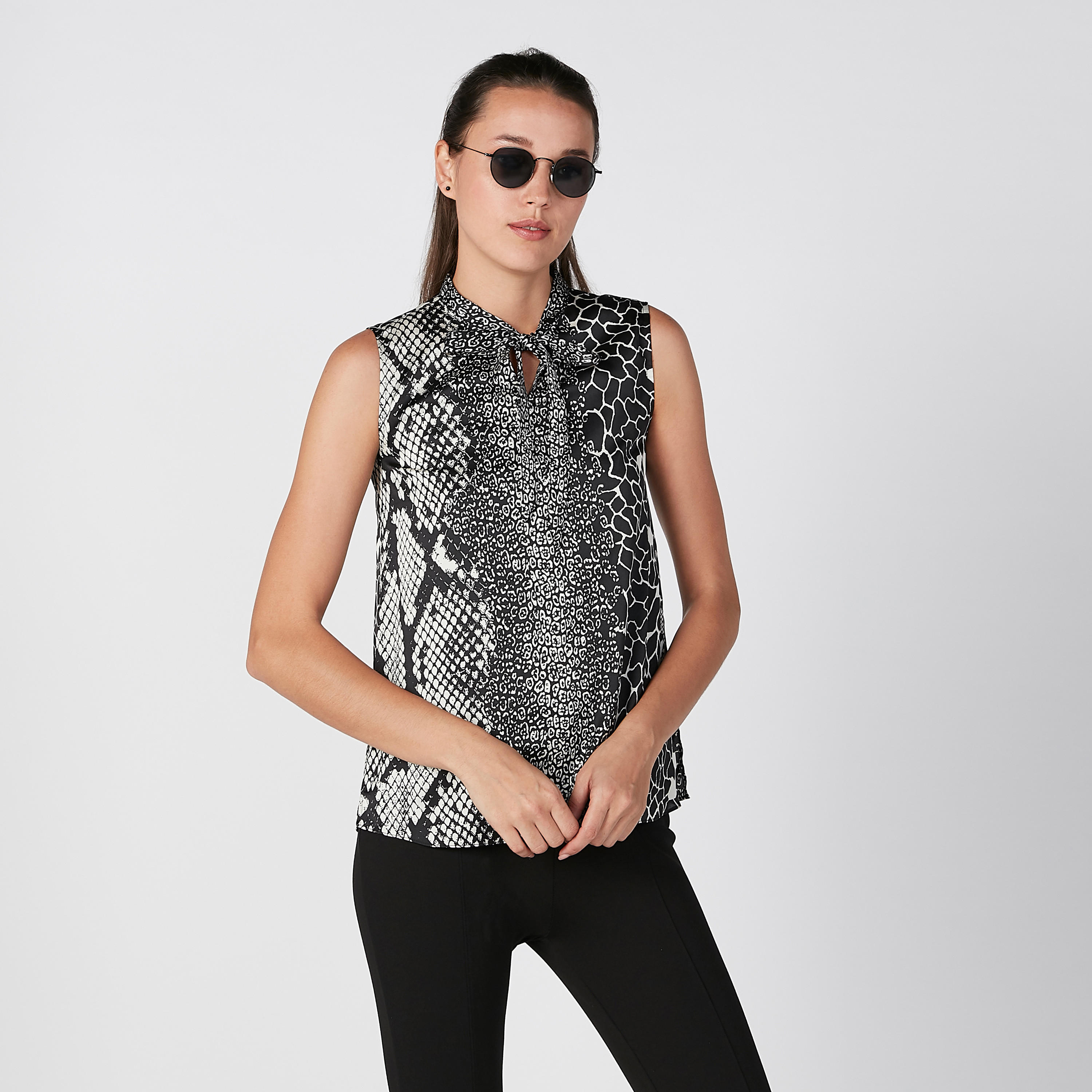 بلوزة مستدام دون أكمام بأربطة وطبعات-women-clothing-shirtsandblouses-blouses-image-5