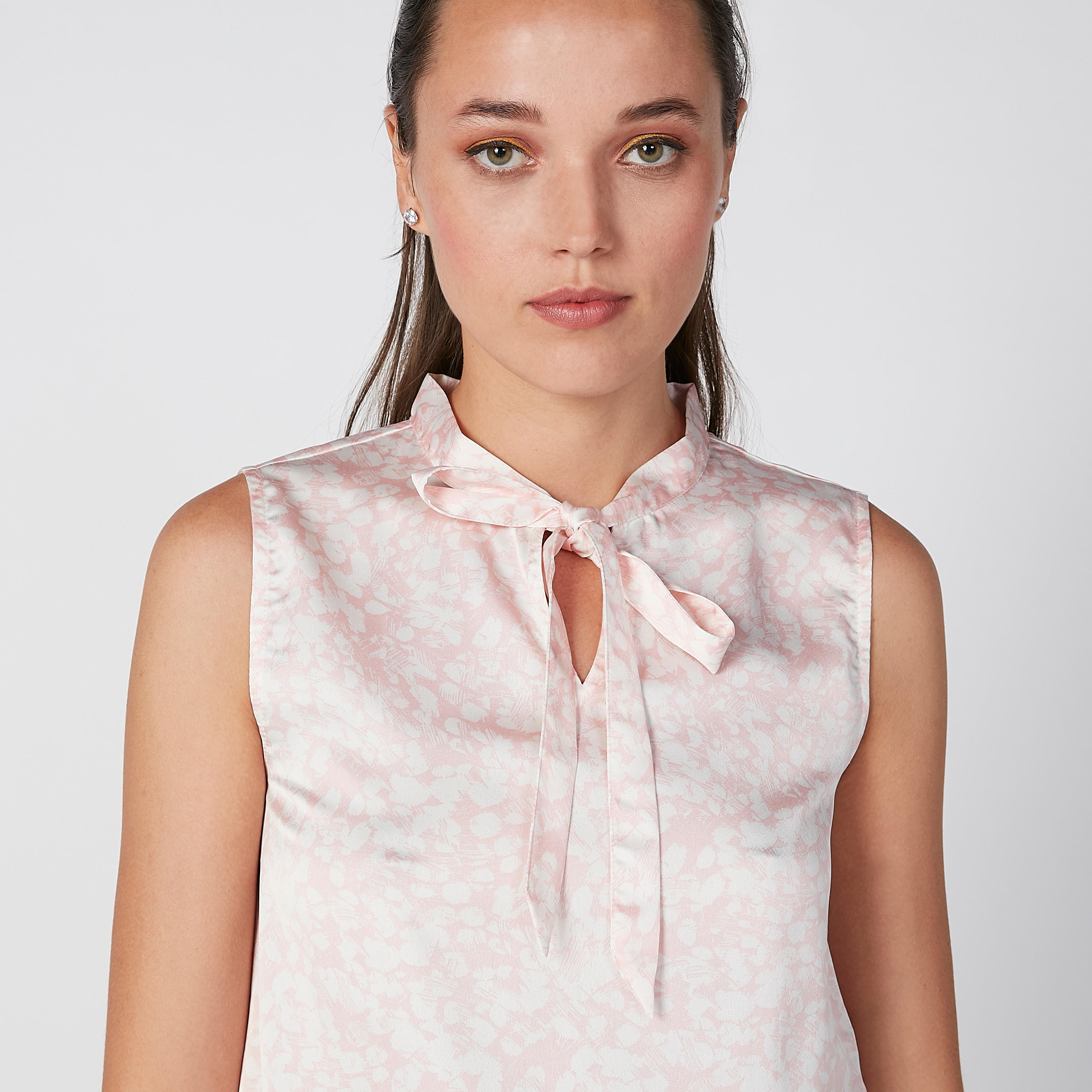 Printed Sleeveless Top with Pussy Bow-women-clothing-shirtsandblouses-blouses-image-5
