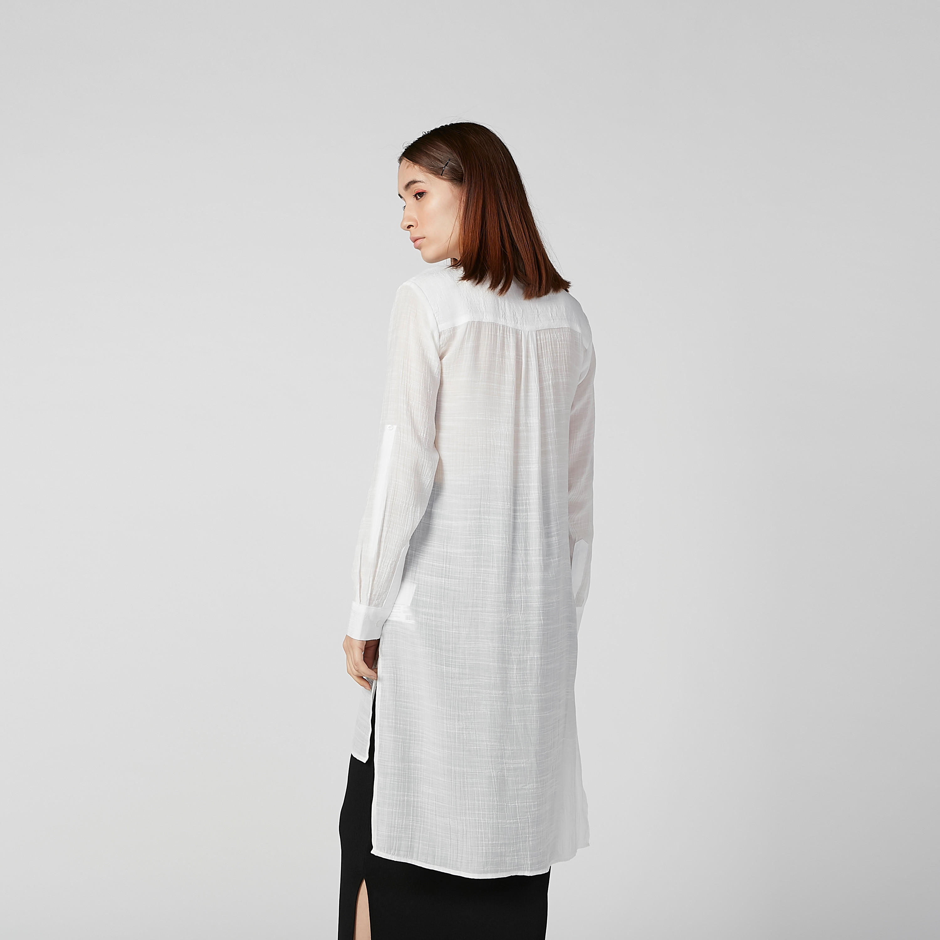 Textured Shirt Tunic with Long Sleeves and High Low Hem-women-clothing-shirtsandblouses-blouses-image-4