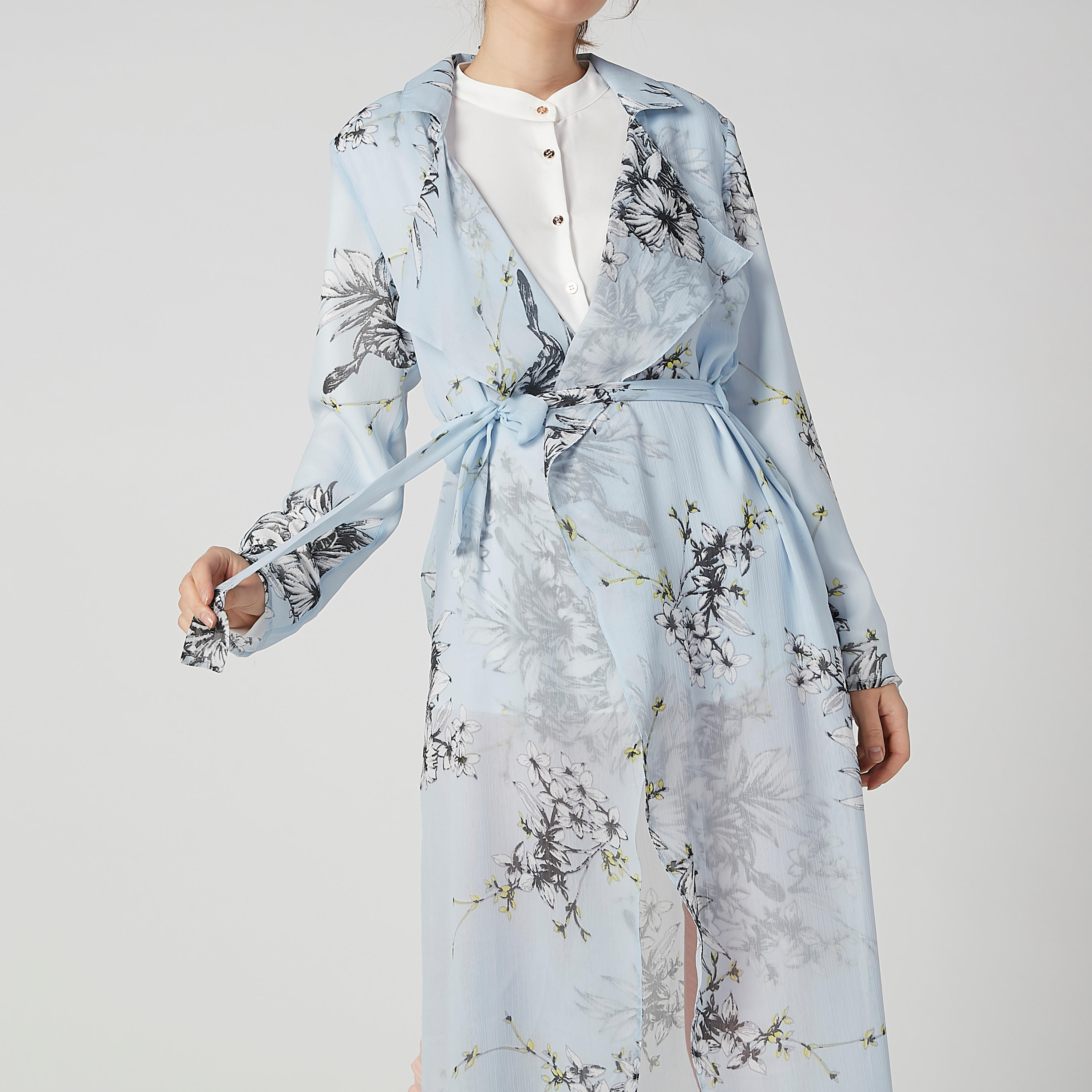 سترة بأكمام طويلة وأربطة وطبعات-women-winterwear-cardigansandjumpers-cardigans-image-1