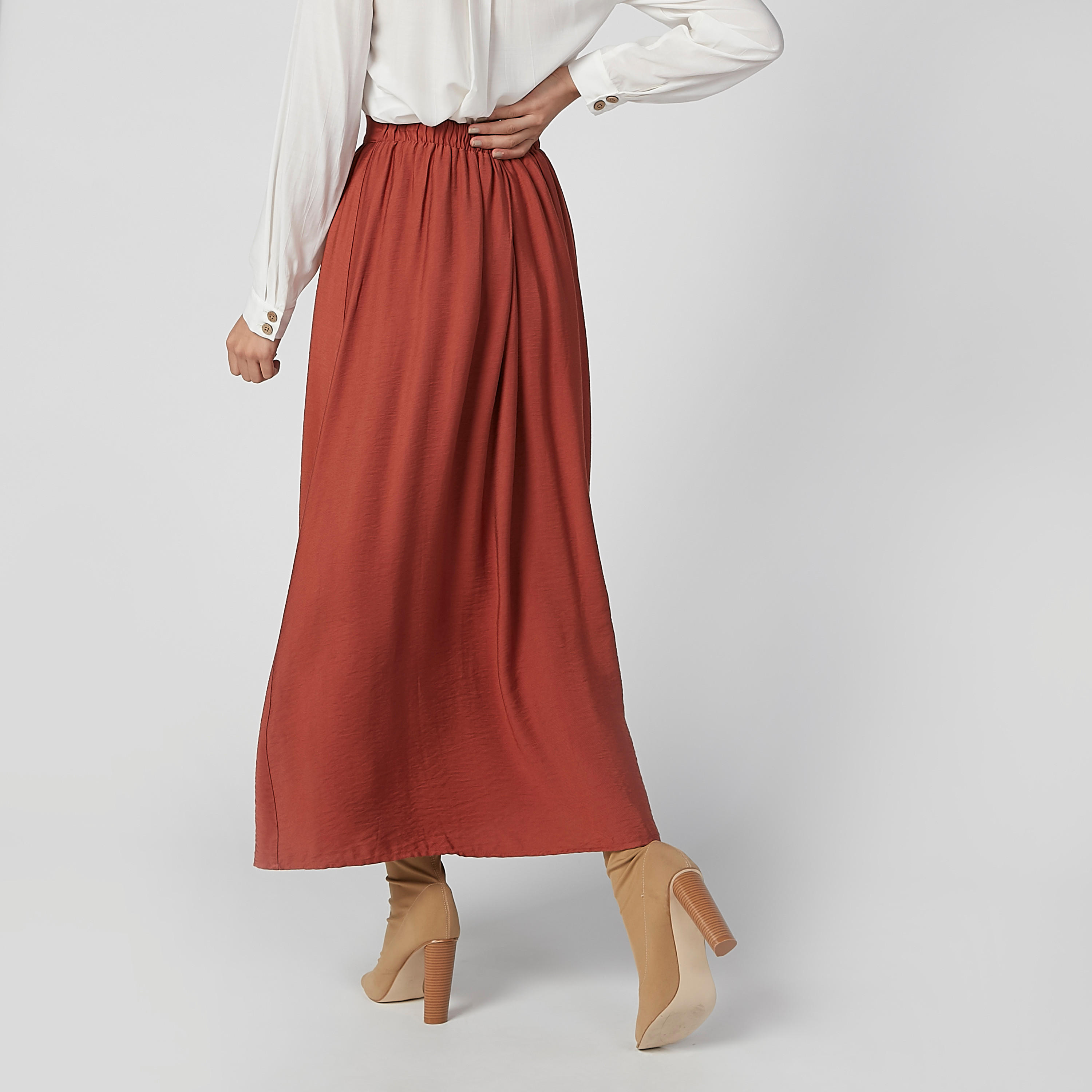 تنورة ماكسي سادة إيه لاين بأزرار-women-clothing-bottoms-skirts-image-4